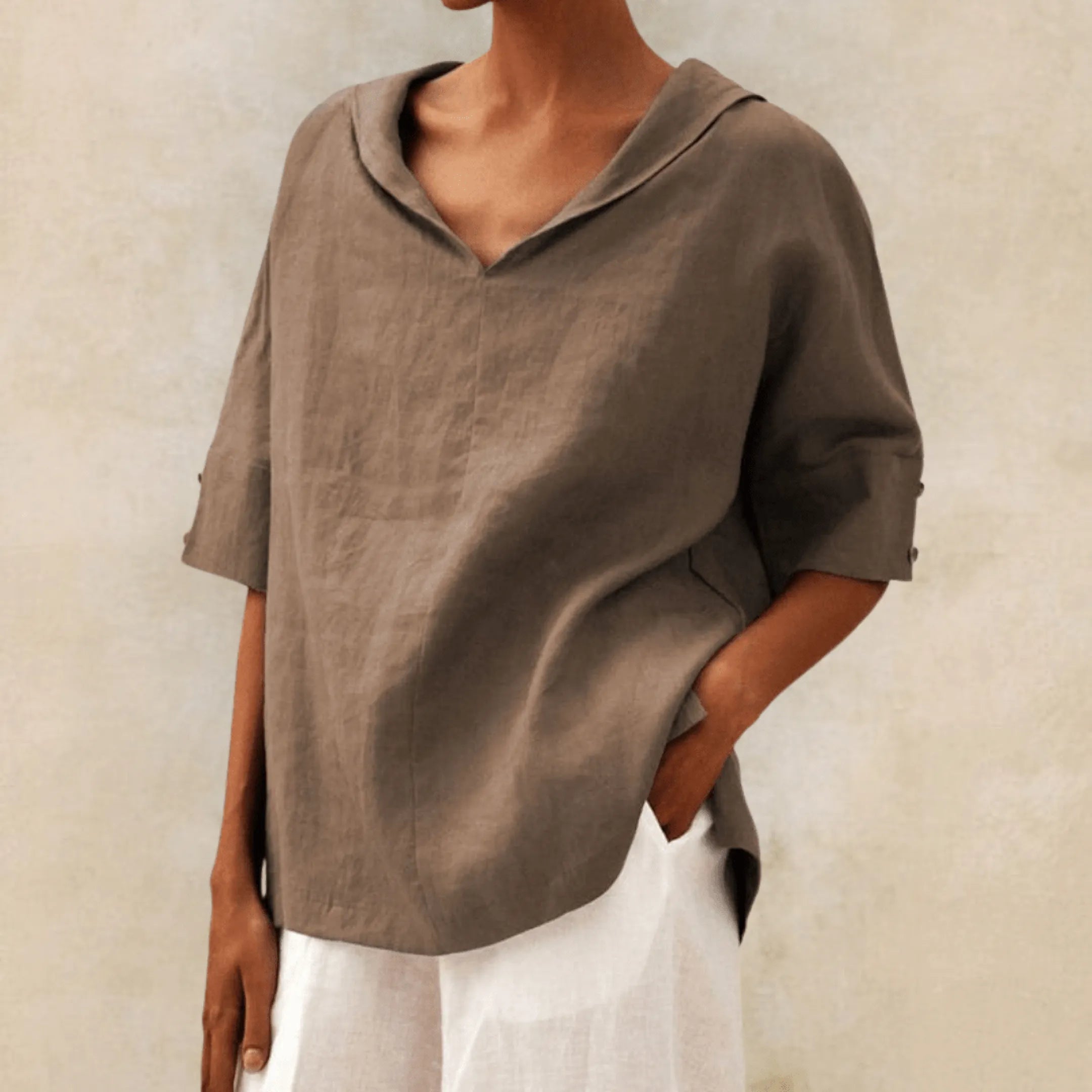 Ambiance Décontractée | Chemise Femme Coupe Lâche Confortable