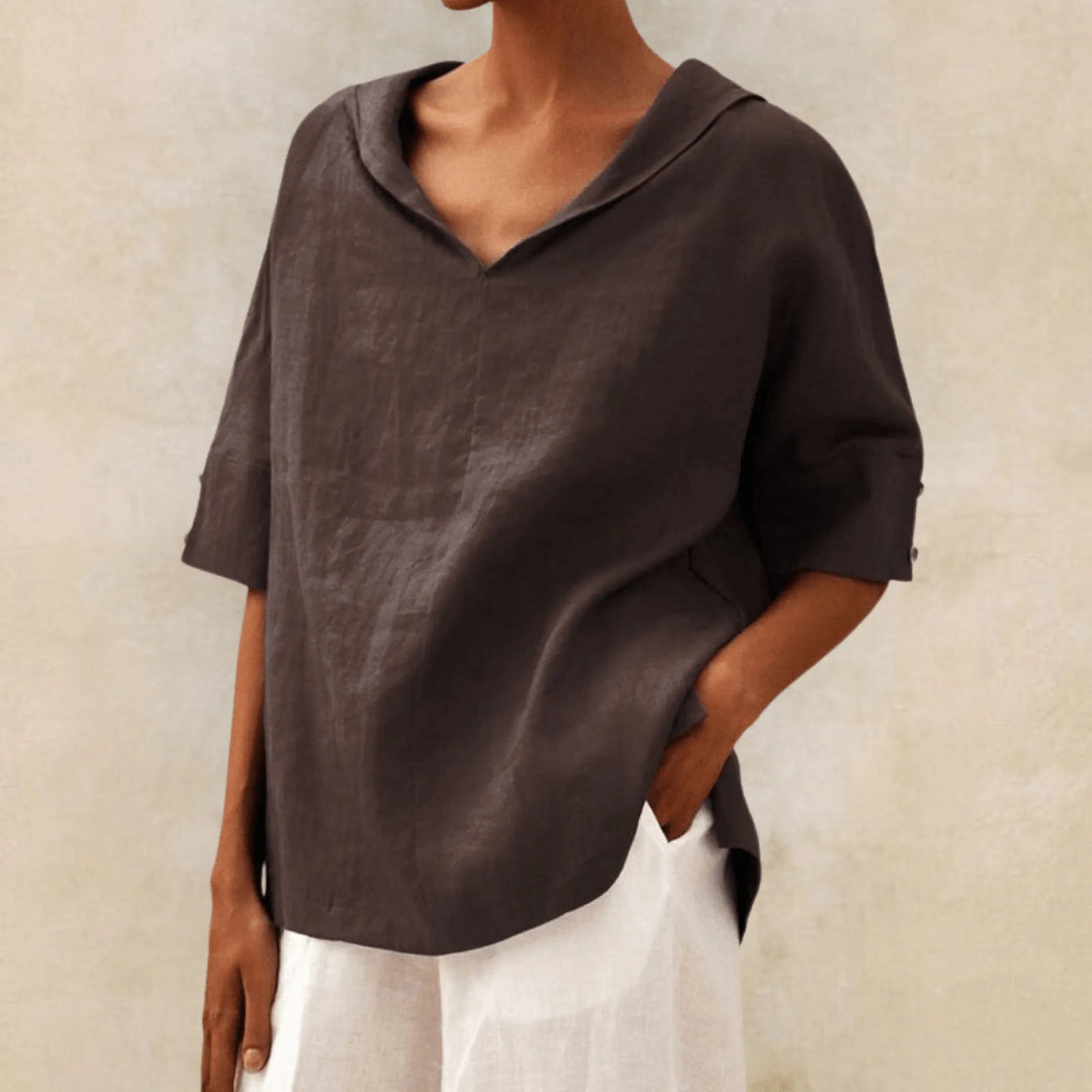 Ambiance Décontractée | Chemise Femme Coupe Lâche Confortable