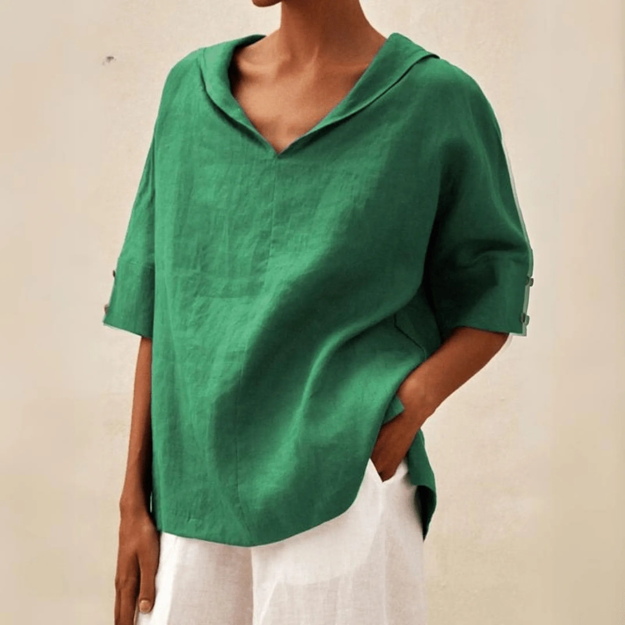 Ambiance Décontractée | Chemise Femme Coupe Lâche Confortable