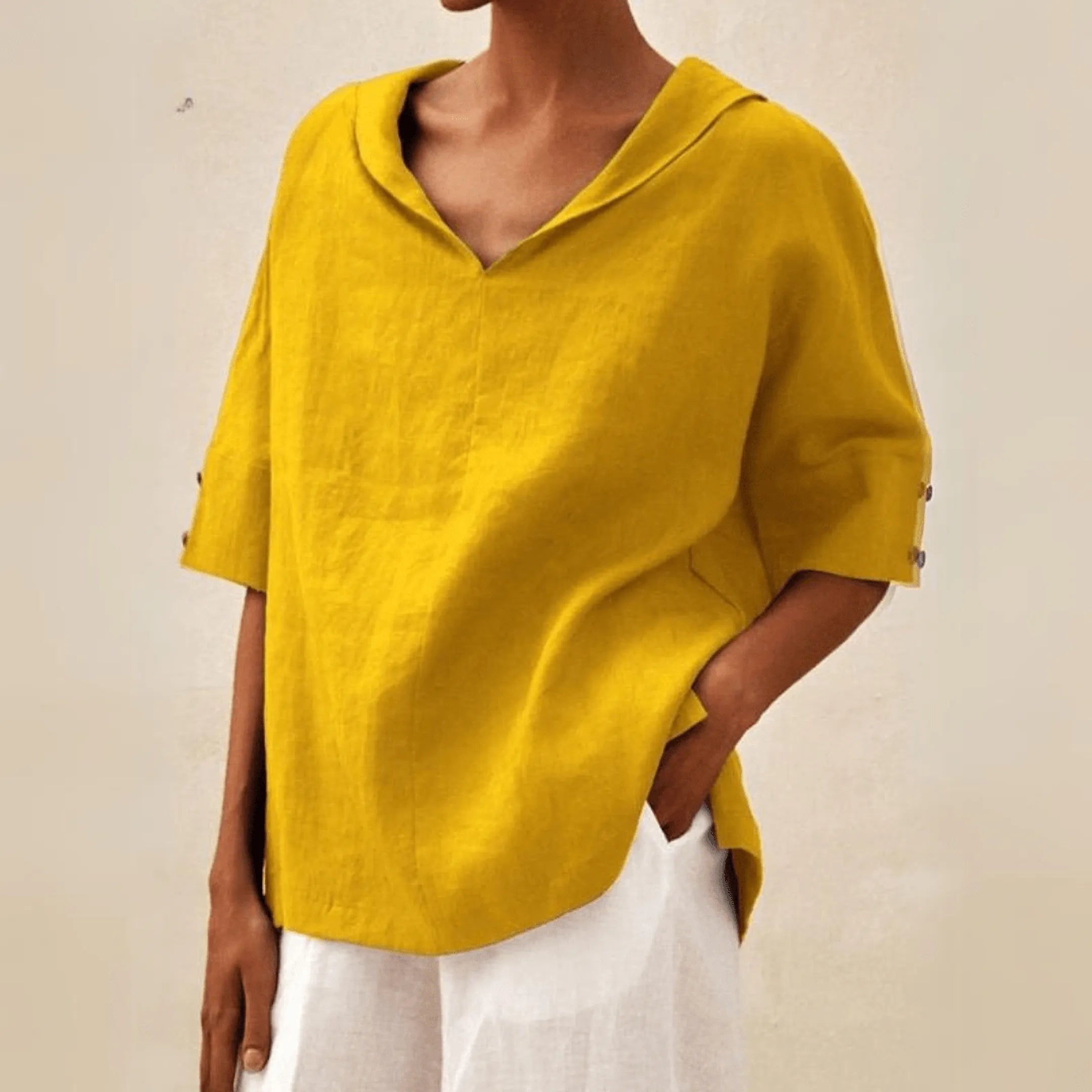 Ambiance Décontractée | Chemise Femme Coupe Lâche Confortable
