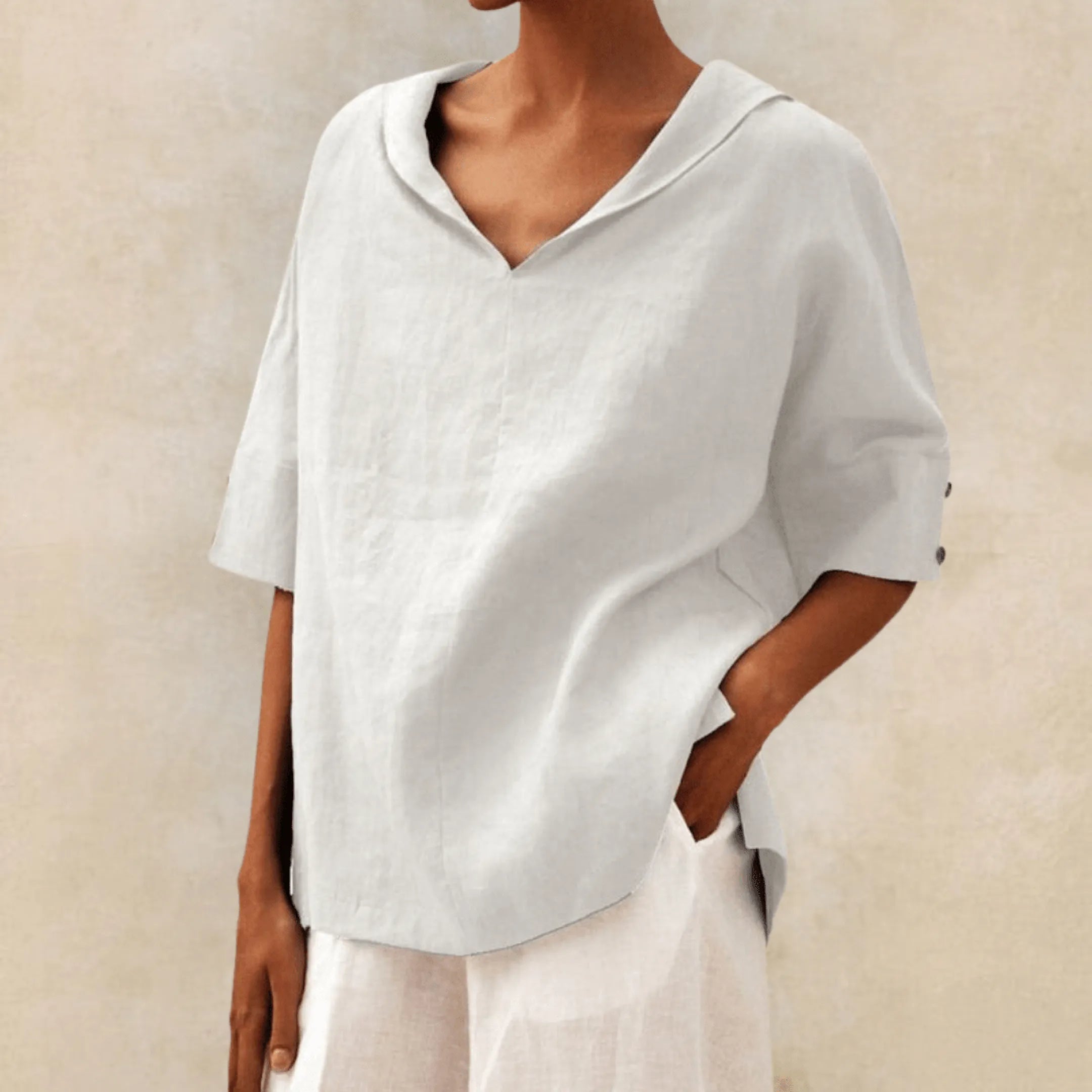 Ambiance Décontractée | Chemise Femme Coupe Lâche Confortable