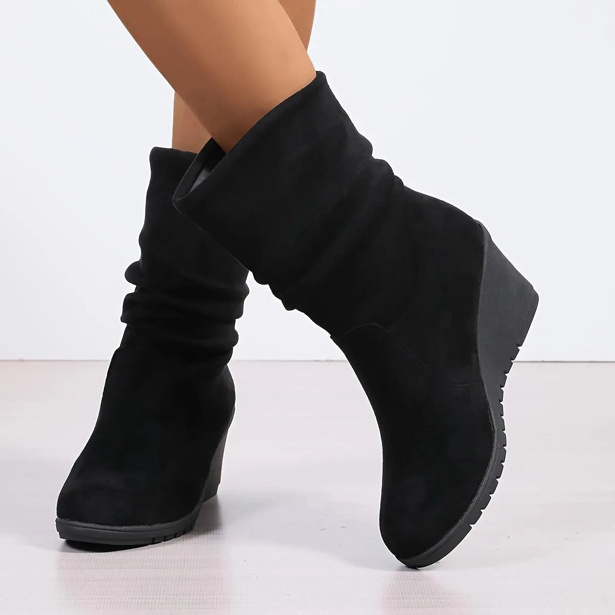 Bottes wedge Althea | Confort quotidien et élégance moderne