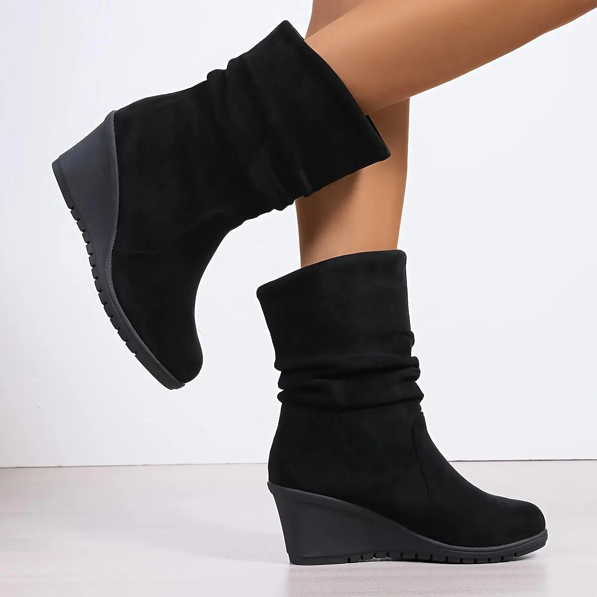 Bottes wedge Althea | Confort quotidien et élégance moderne