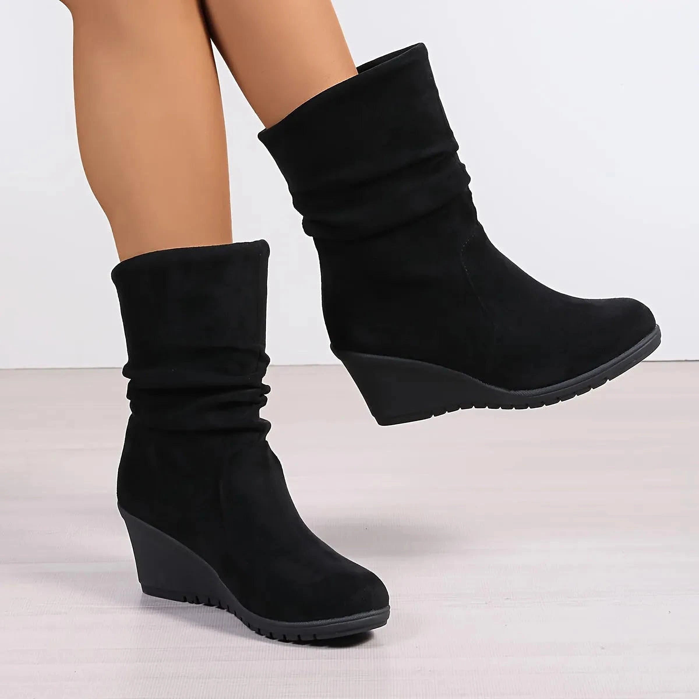 Bottes wedge Althea | Confort quotidien et élégance moderne