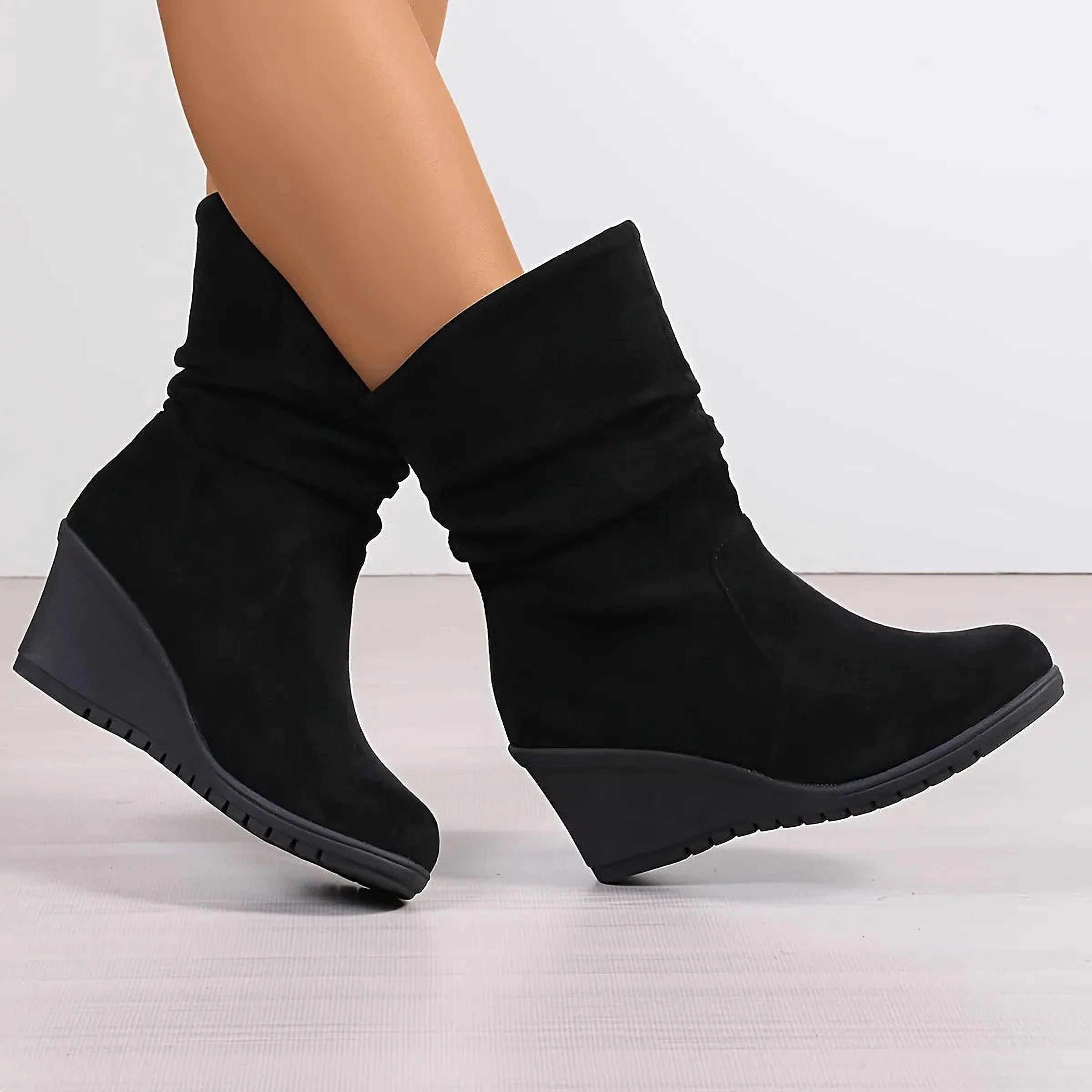 Bottes wedge Althea | Confort quotidien et élégance moderne