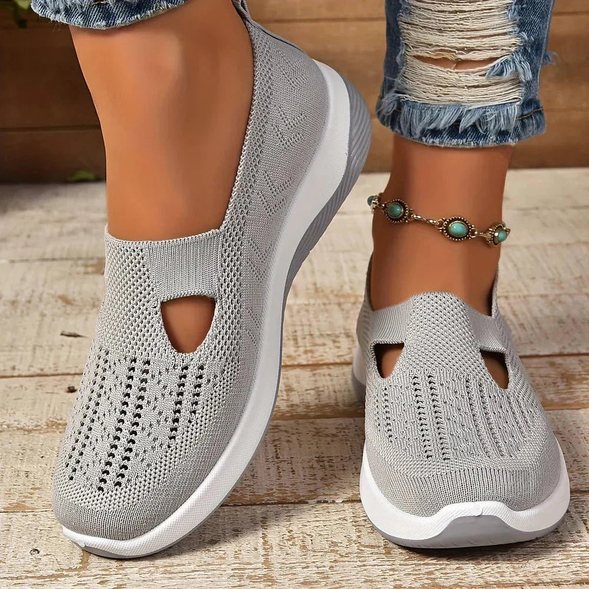 BreezyStep Élégance | Chaussures Féminines Respirantes Pour l'Été Faciles à Enfiler