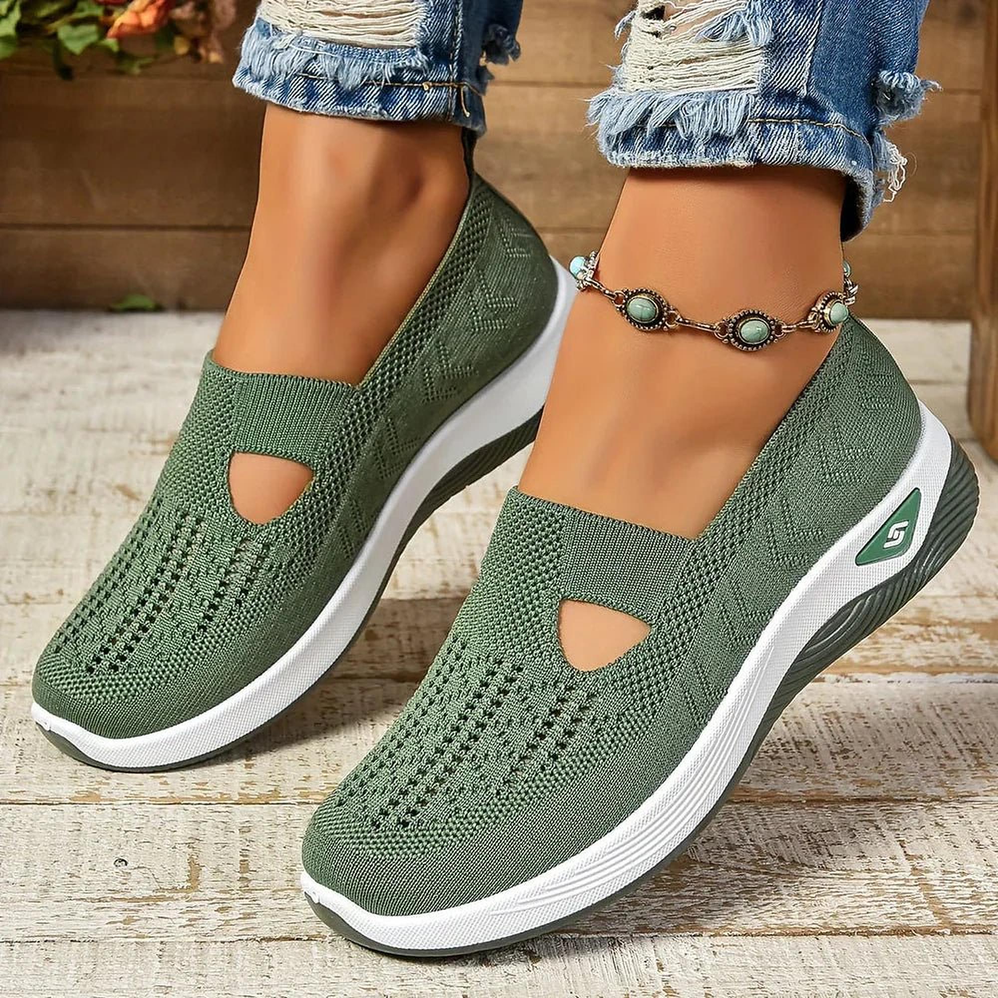 BreezyStep Élégance | Chaussures Féminines Respirantes Pour l'Été Faciles à Enfiler