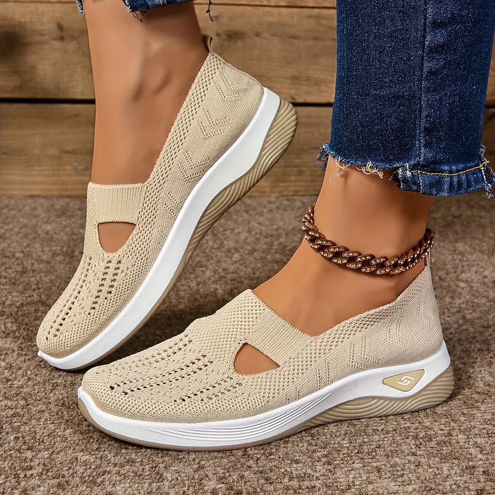 BreezyStep Élégance | Chaussures Féminines Respirantes Pour l'Été Faciles à Enfiler