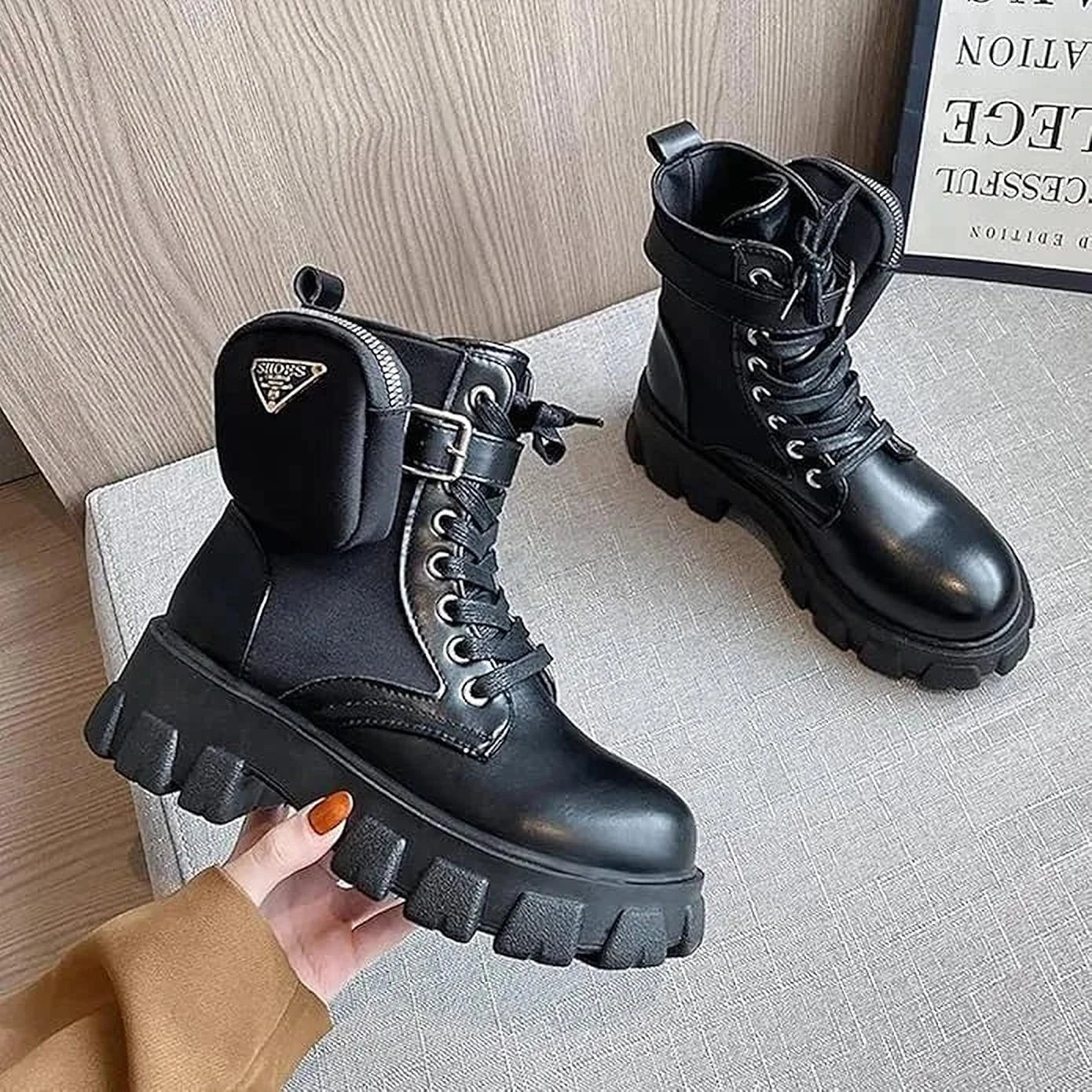 Cavalière Chic | Bottes de Biker Élégantes pour Femmes et Confort