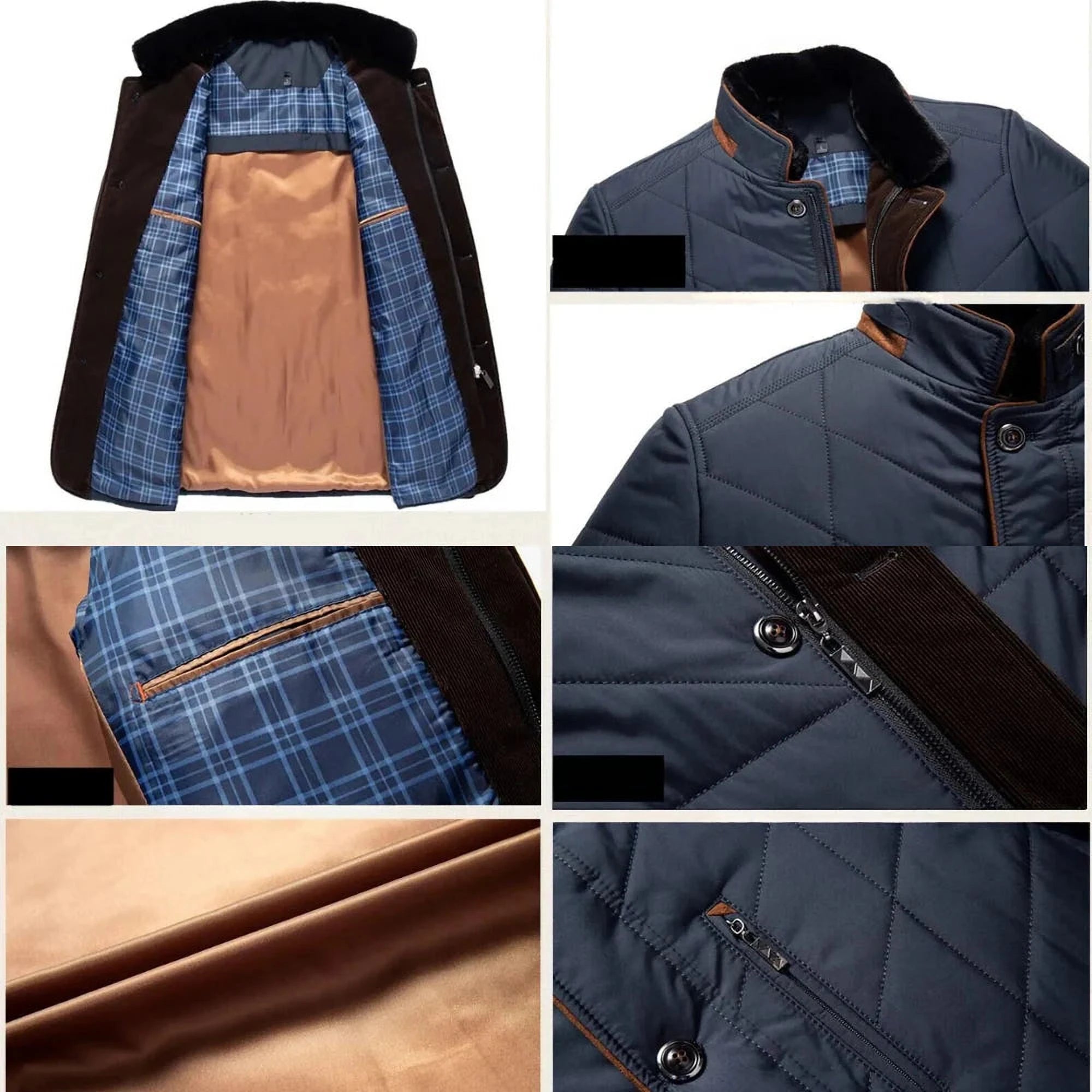 Chaleur Prestige | Manteau d'hiver élégant et confortable pour hommes