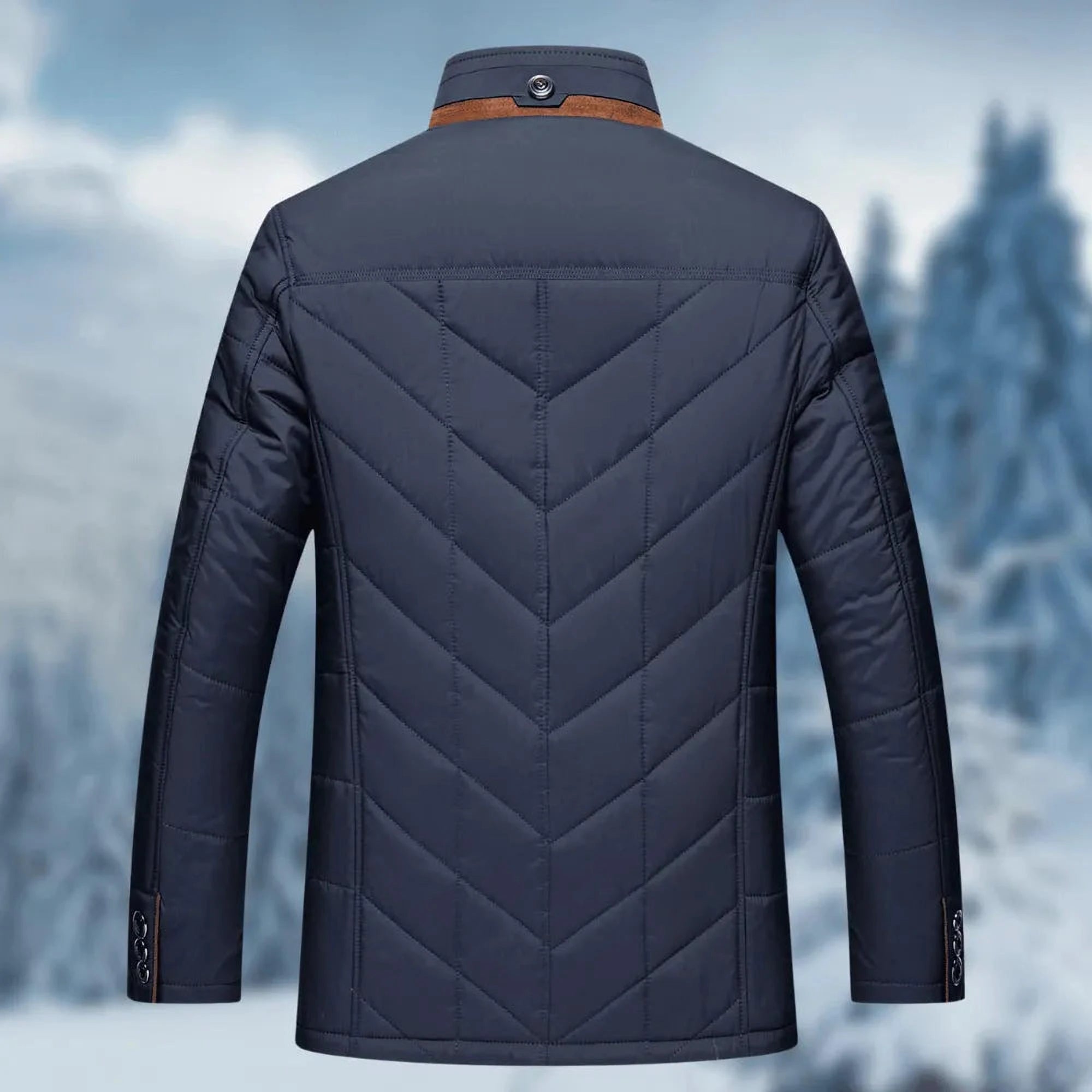 Chaleur Prestige | Manteau d'hiver élégant et confortable pour hommes