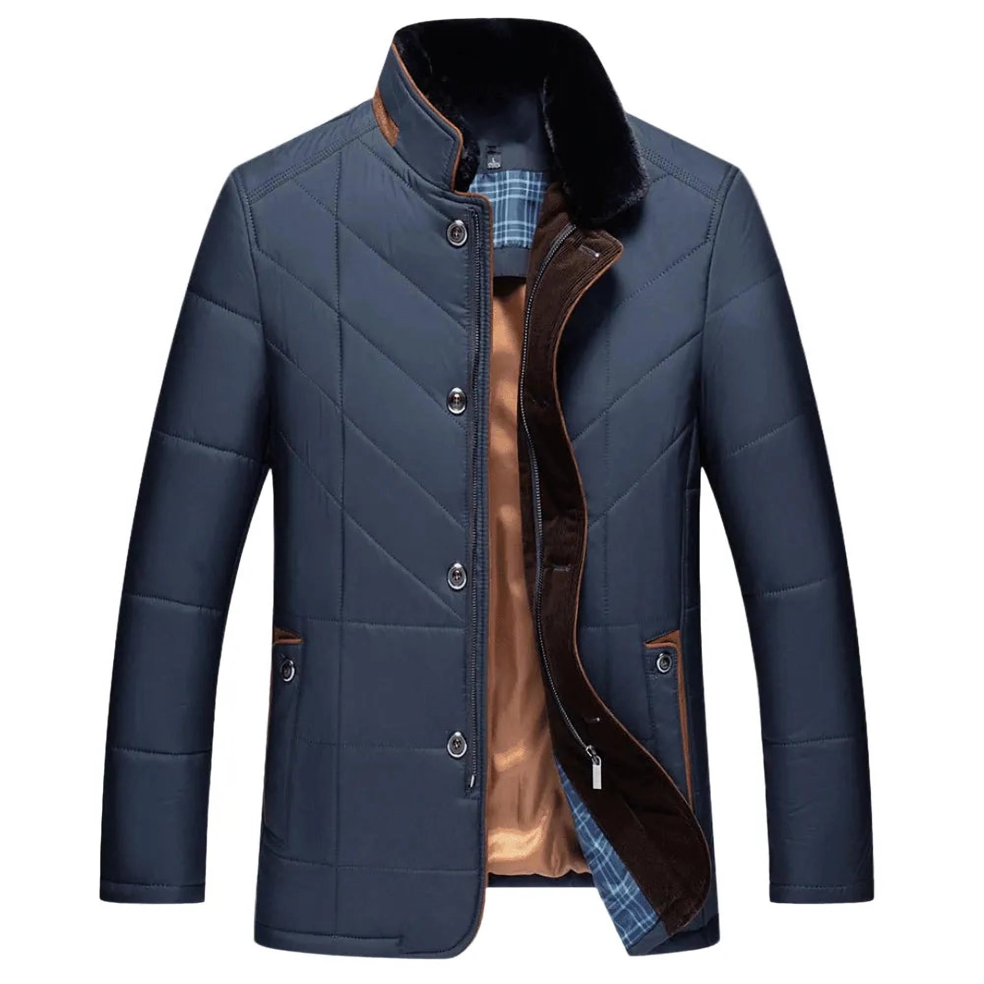 Chaleur Prestige | Manteau d'hiver élégant et confortable pour hommes