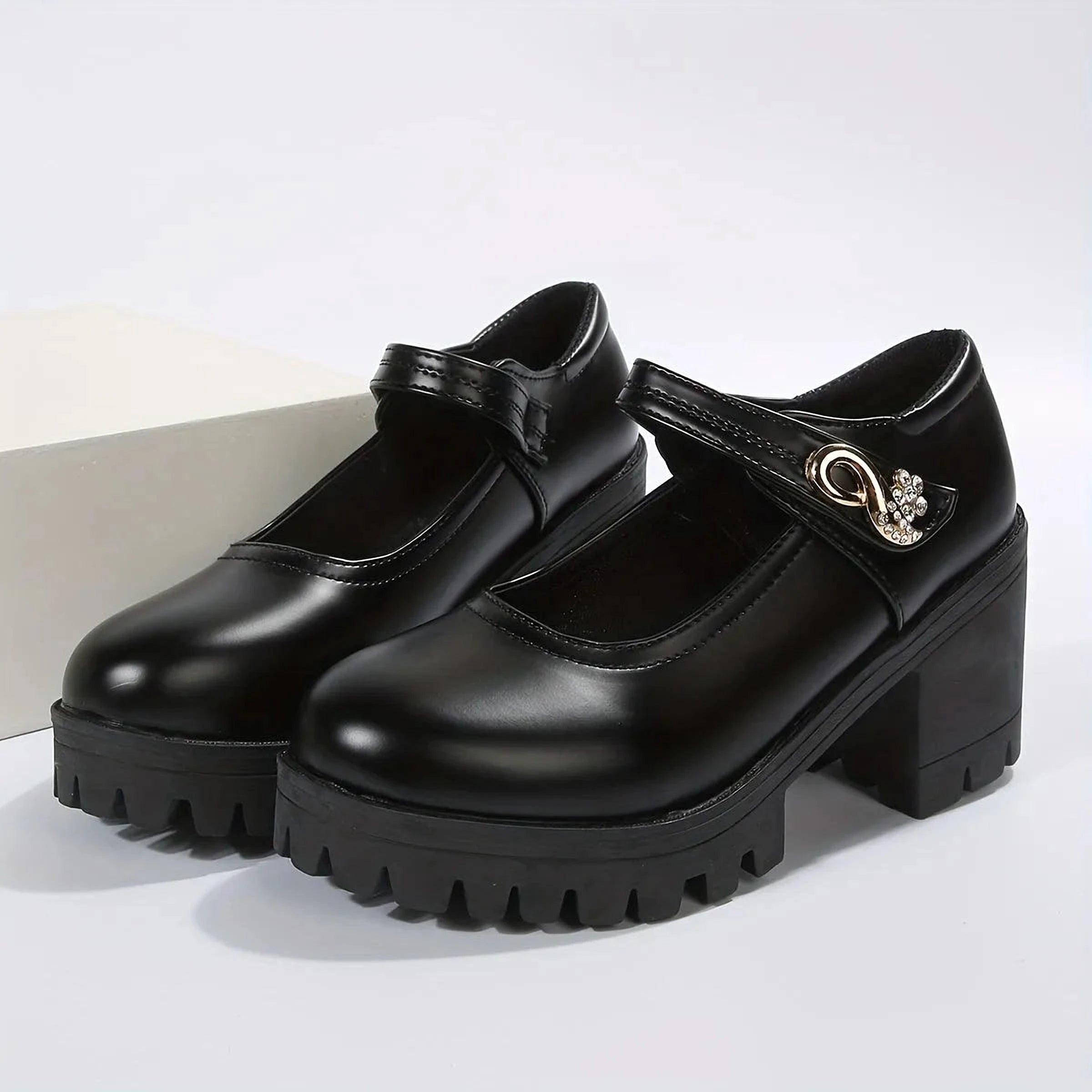 Cléa Noble | Chunky heel platform pumps