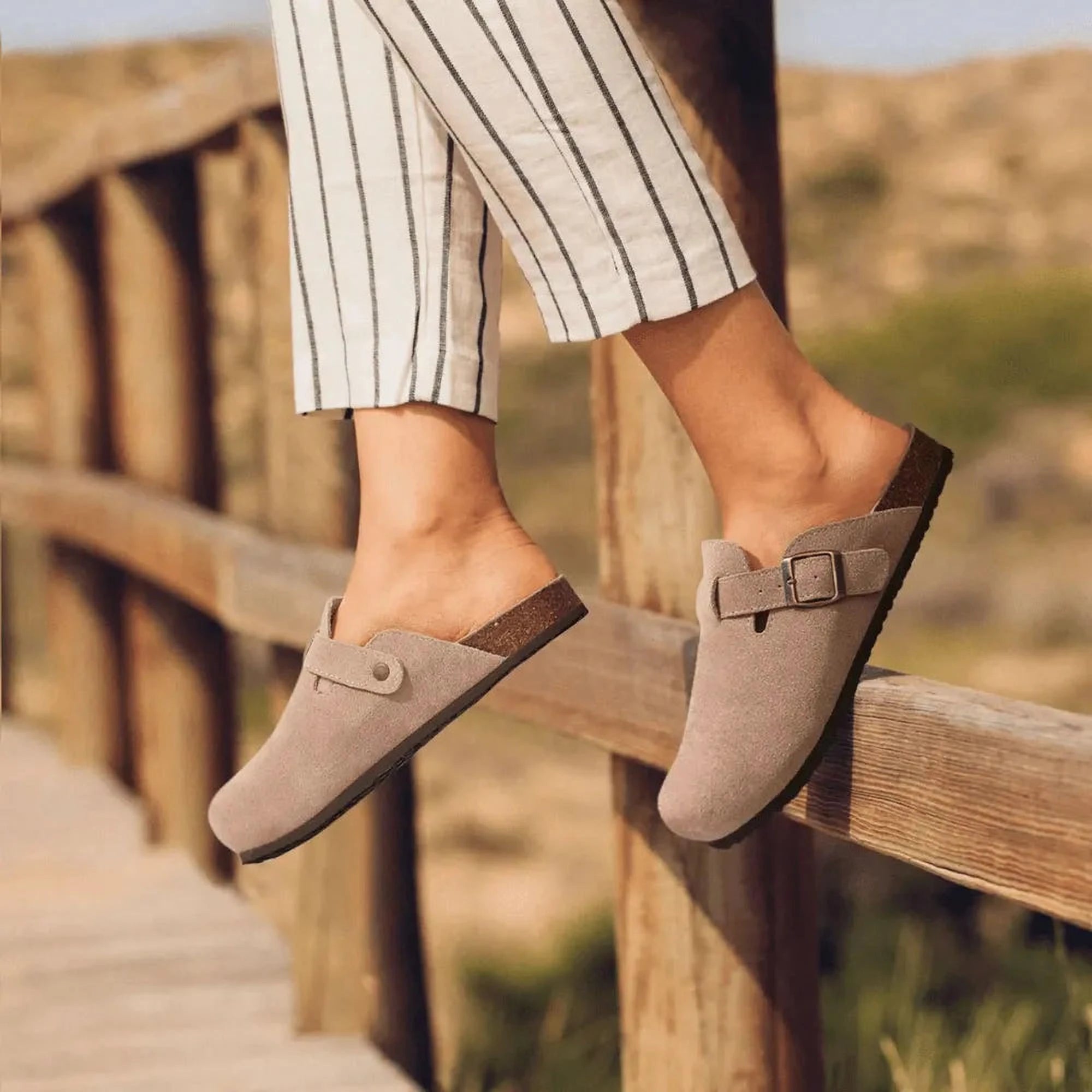Confort Élégance Mules | Sandales Orthopédiques en Suède pour Femmes