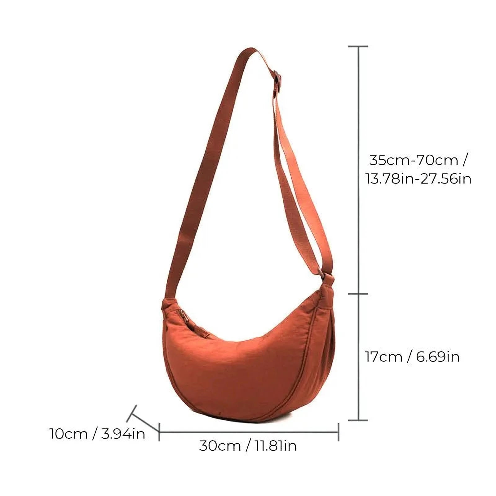 Crescent Chérie | Sac à main demi-lune élégant pour femme