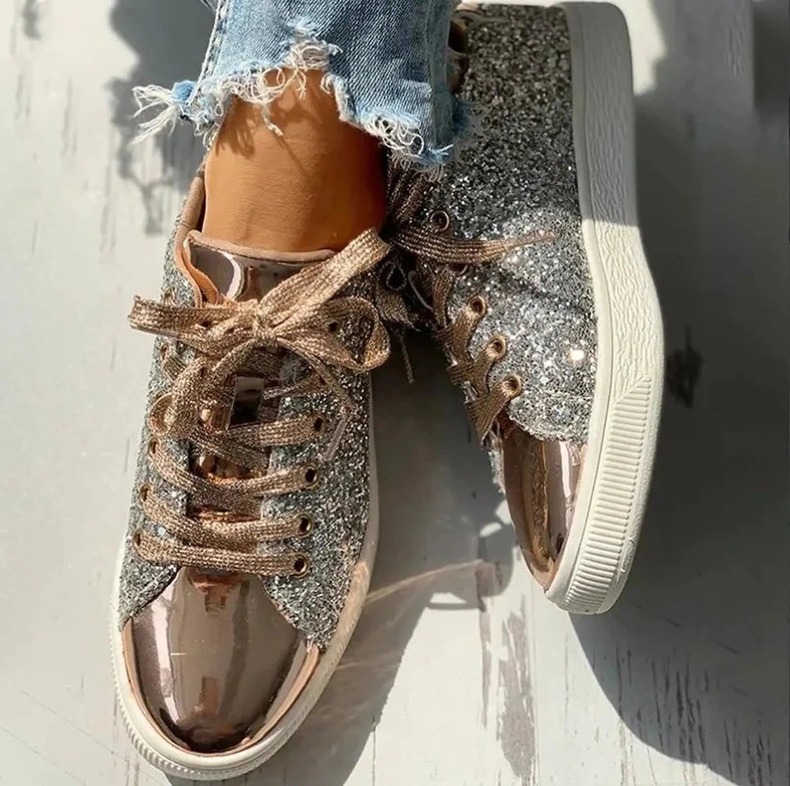Éclat Féminin | Chaussures Éclatantes à Paillettes pour Femmes