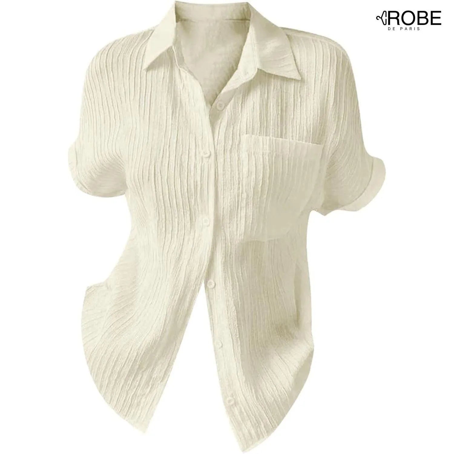 Élégance Décontractée | Chemisier Col Chemise Style Féminin