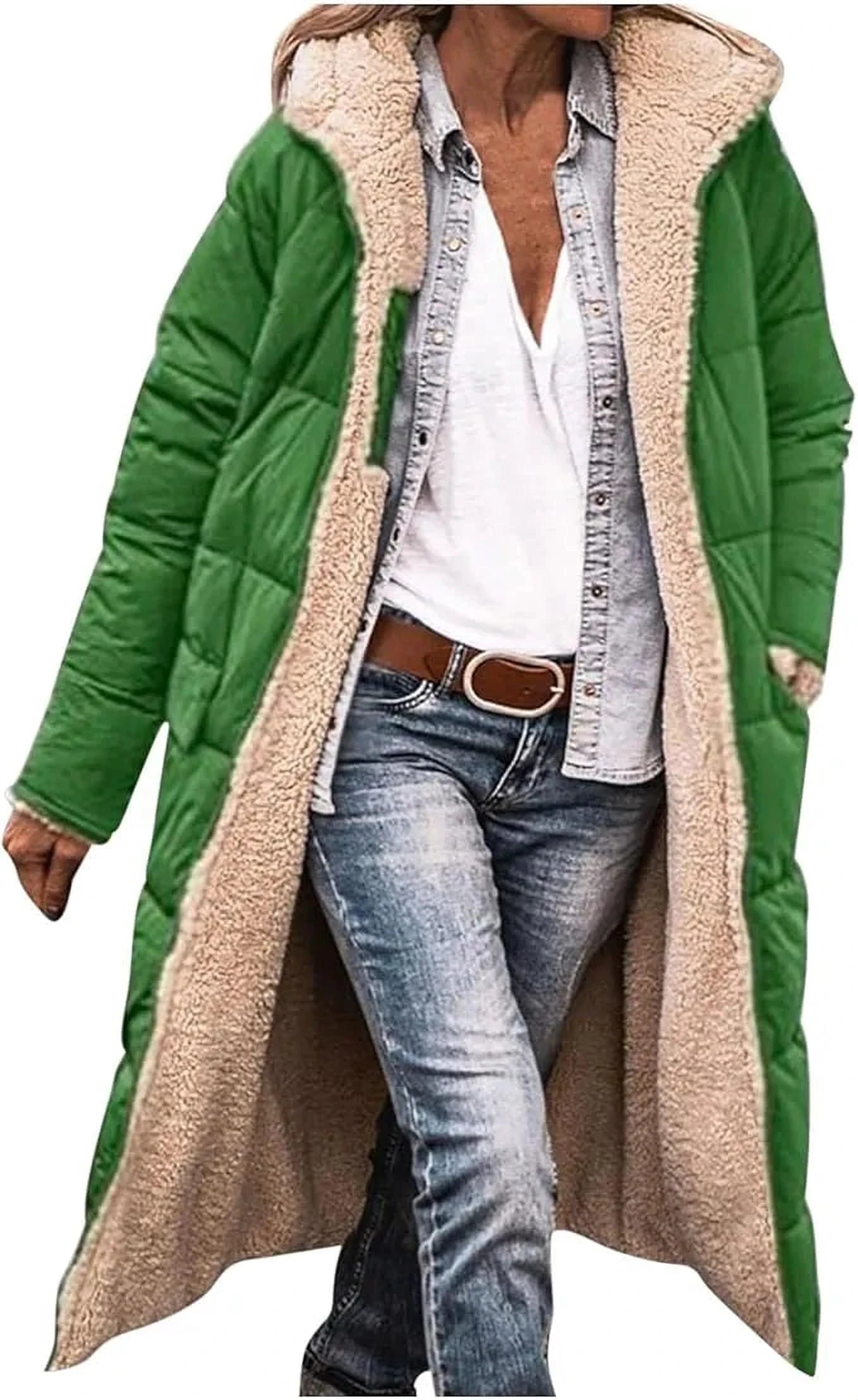 Élégance Double Face | Parka Réversible Chaude pour Femmes