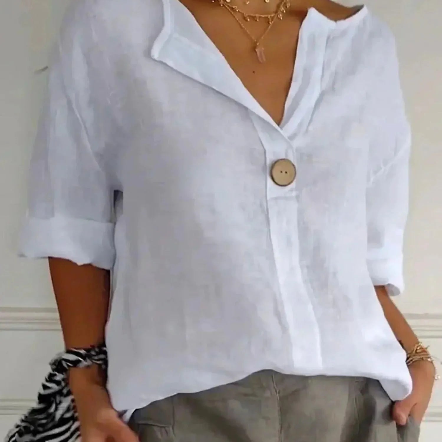 Élégance Douceur | Blouse Chic et Confortable pour Style Quotidien