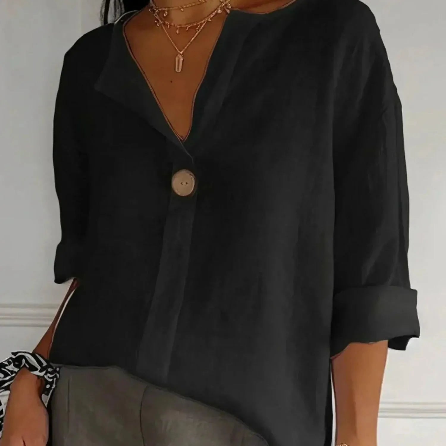 Élégance Douceur | Blouse Chic et Confortable pour Style Quotidien