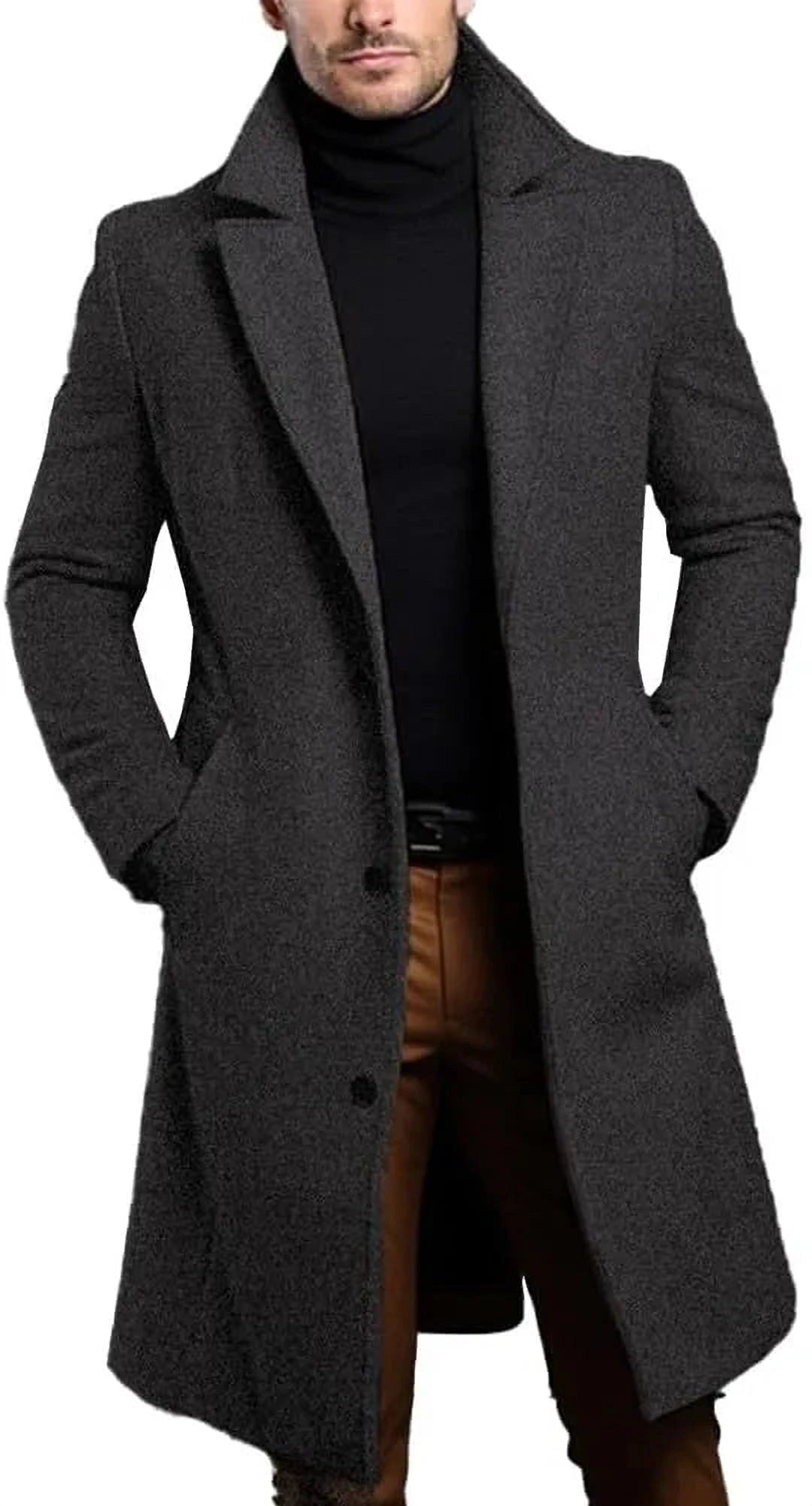 Élégance Hivernale | Manteau Classique Homme pour un Hiver Chic