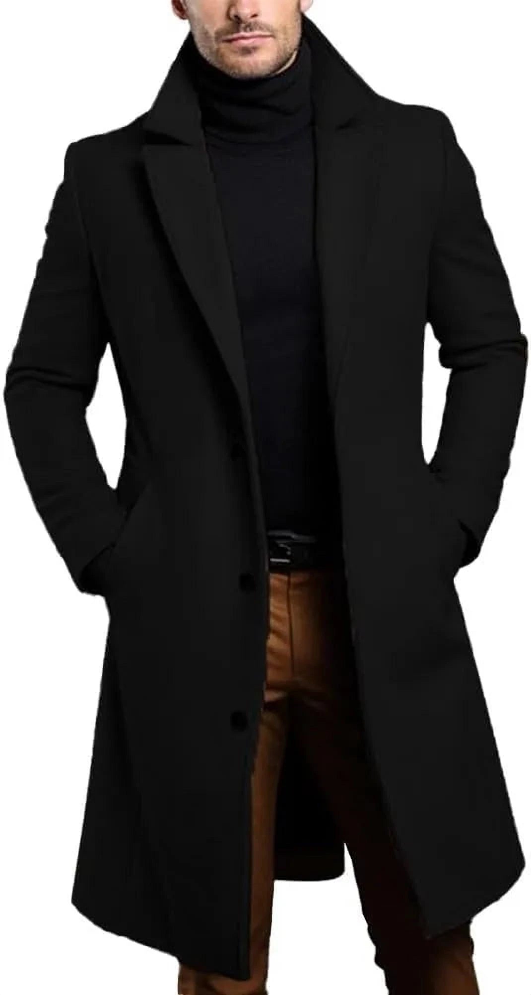 Élégance Hivernale | Manteau Classique Homme pour un Hiver Chic