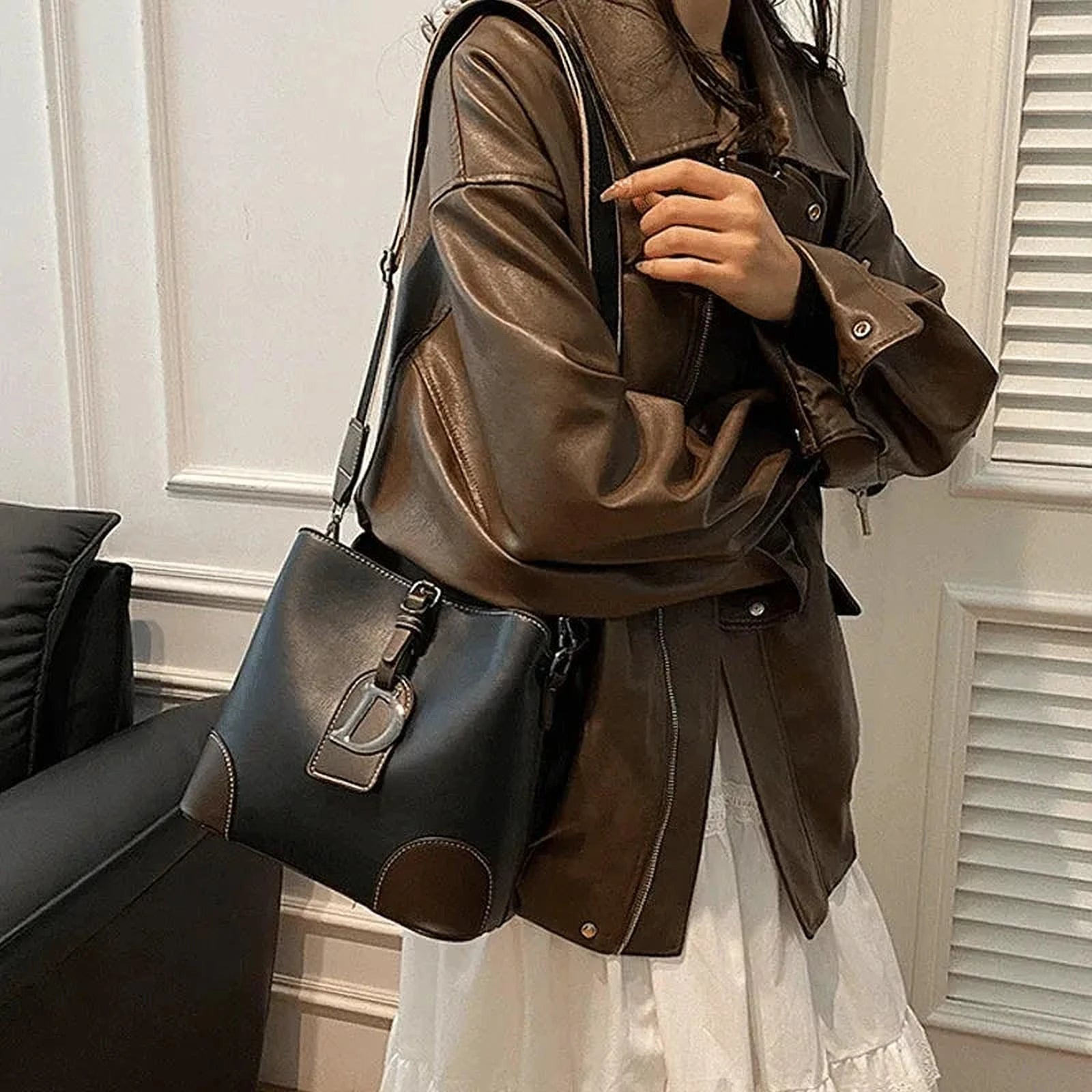 Élégance Infinie | Sac Seau Chic pour Femmes Modernes
