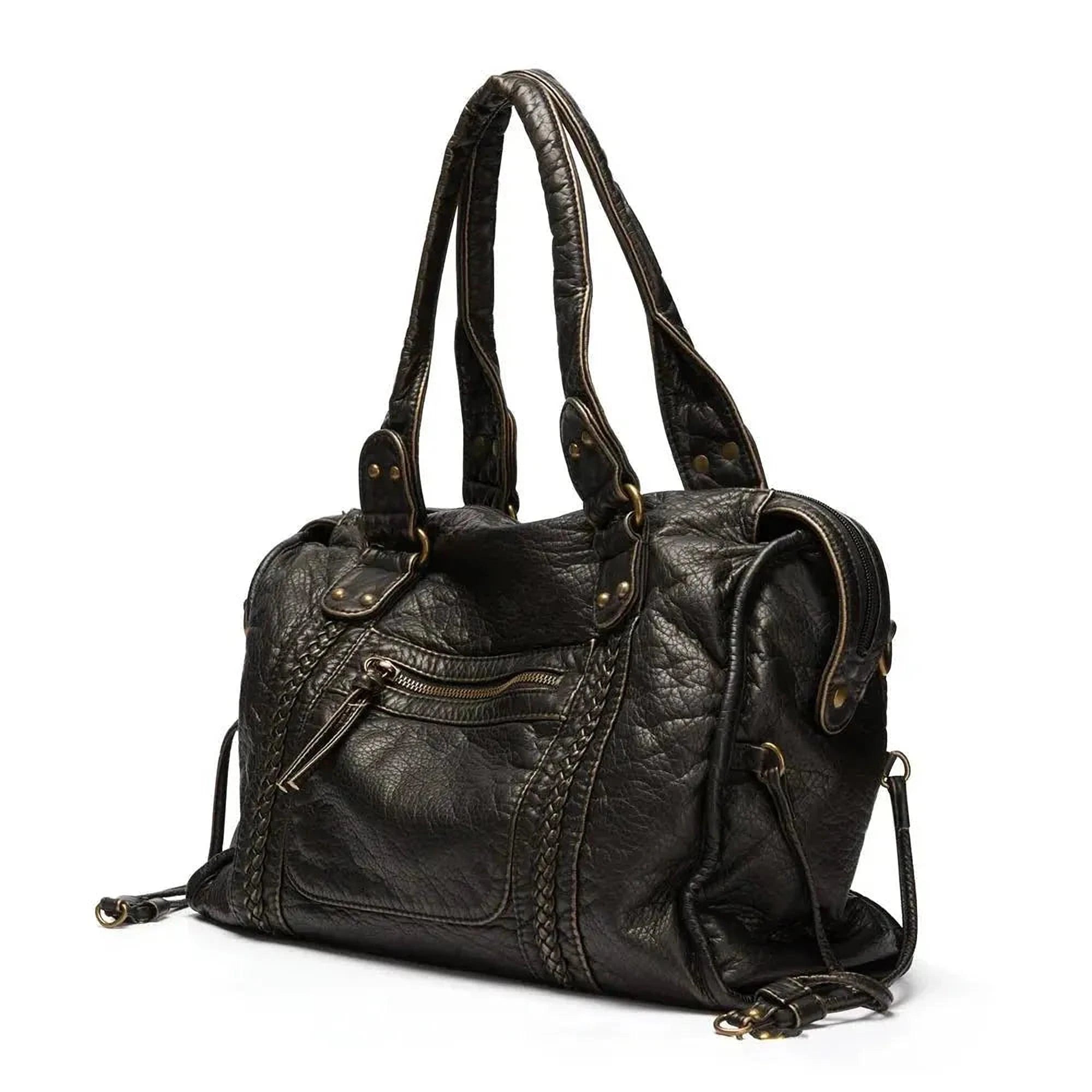 Élégance Noire | Sac à Main en PU pour Femmes