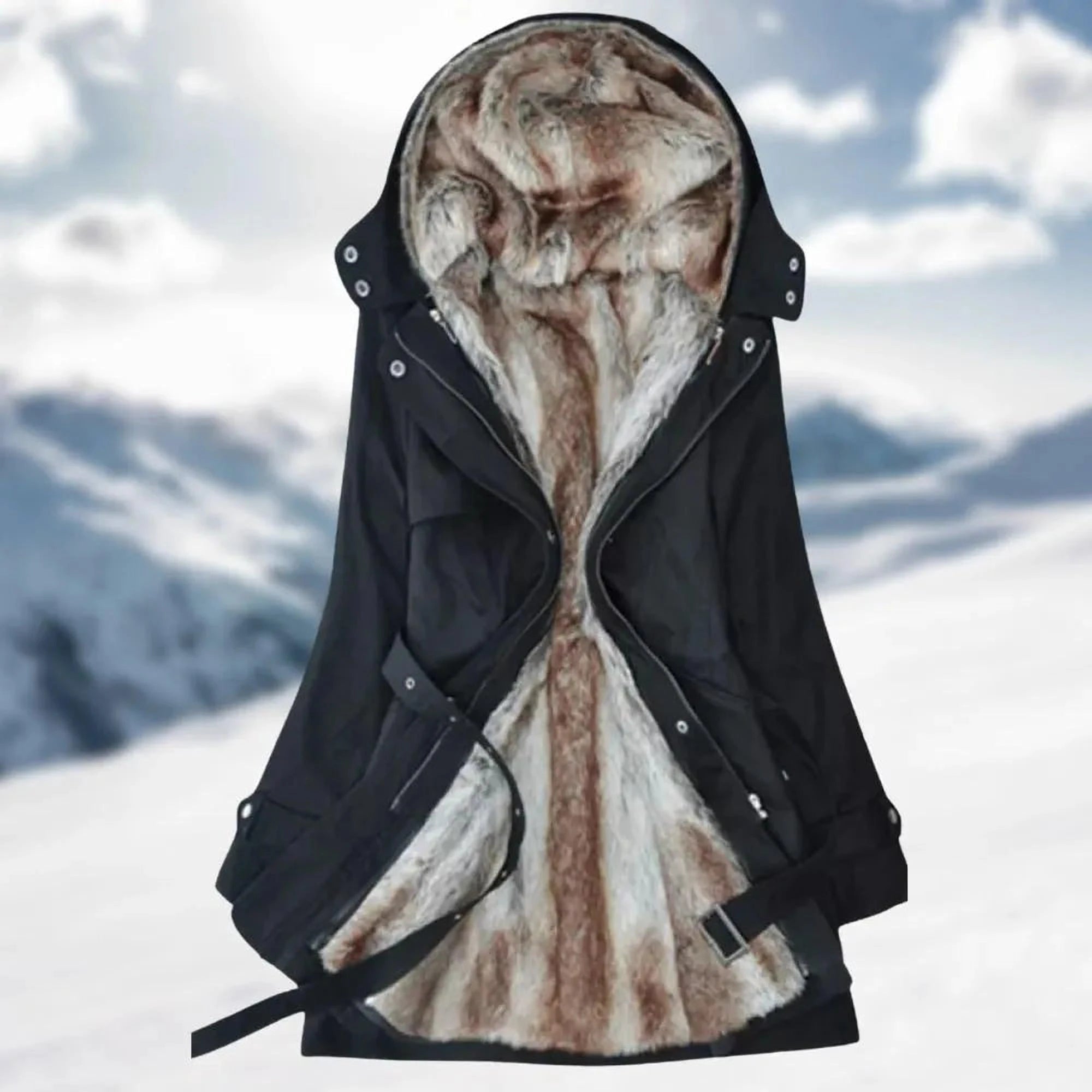 Élégance Nordique | Parka Féminine de Qualité Supérieure pour Hiver