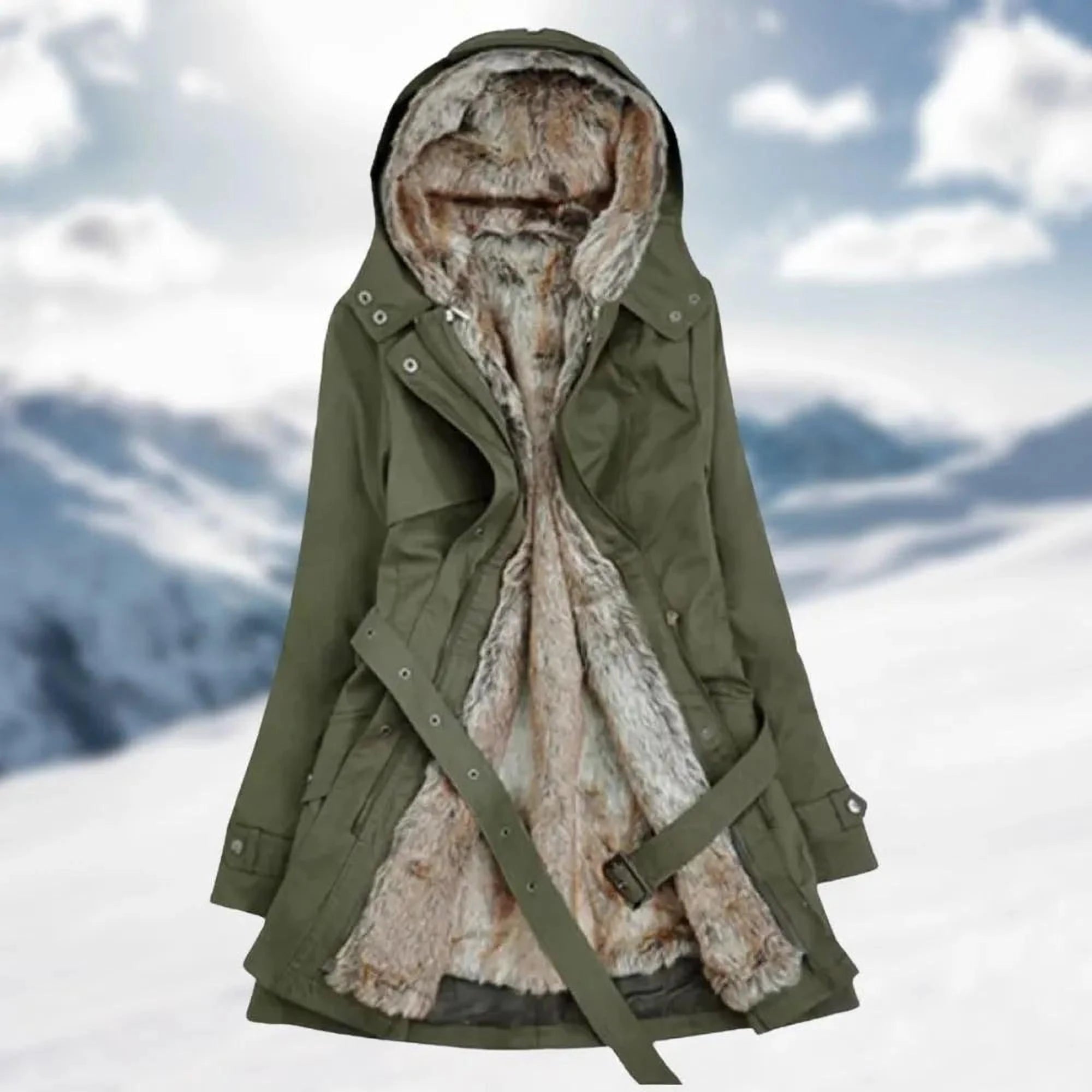 Élégance Nordique | Parka Féminine de Qualité Supérieure pour Hiver