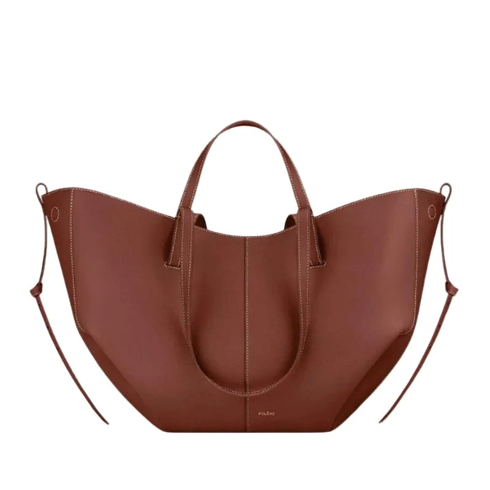 Élégance Plissée | Sac Fourre-Tout en Cuir Sculpté Pour Femme