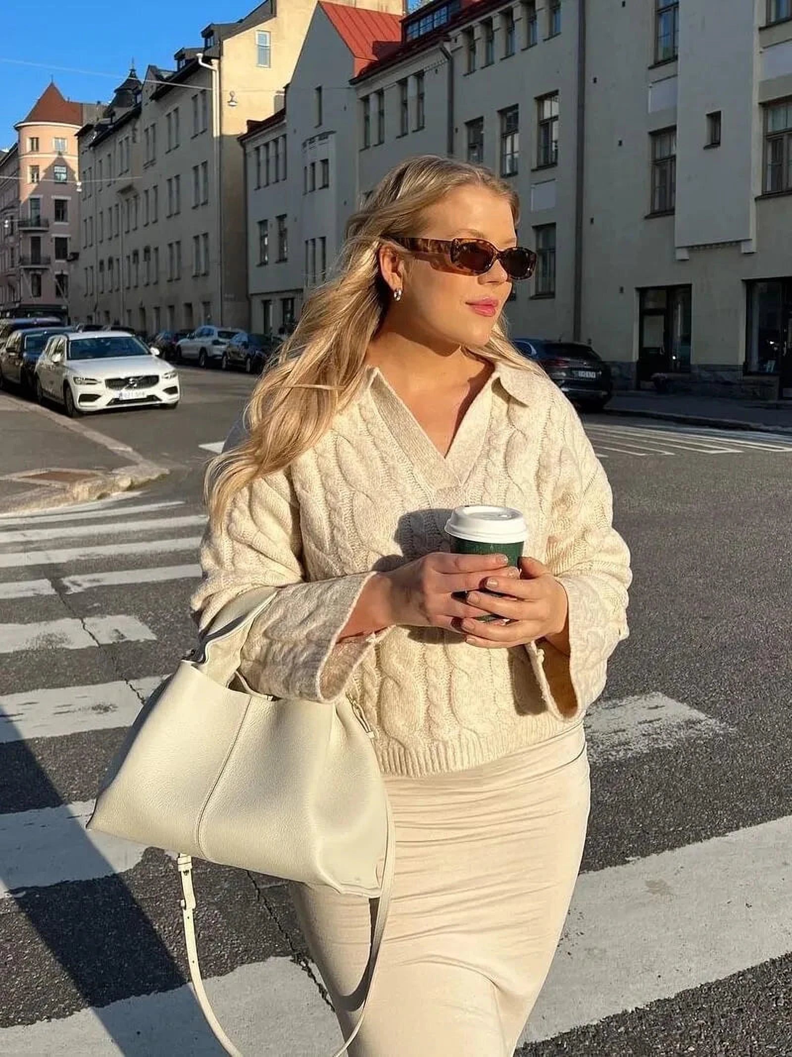 Élégance Porté Main | Sac à main chic en PU pour femmes