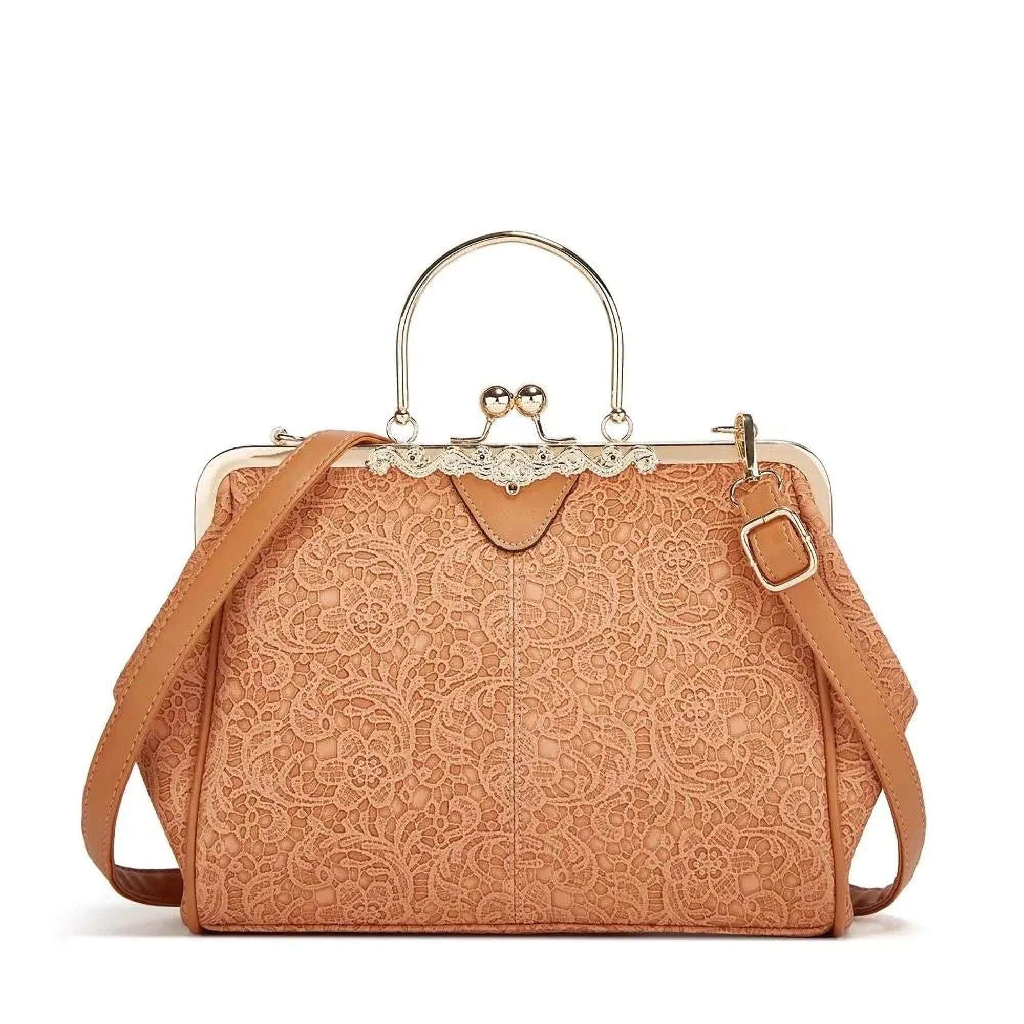 Élégance Rétro Sac | Sac à Main Vintage Chic pour Femmes