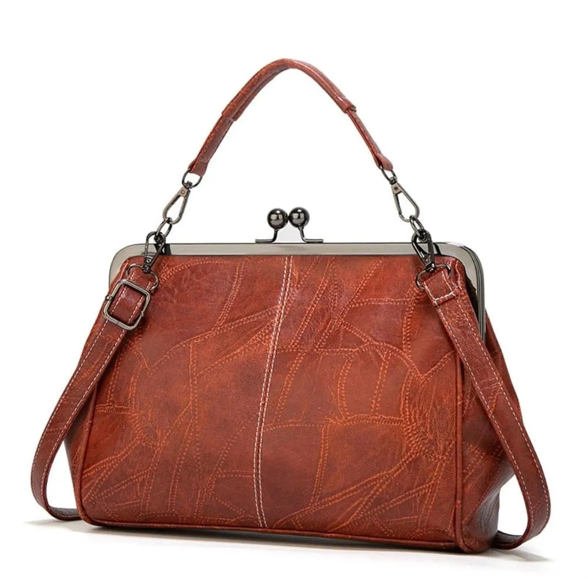 Élégance Rétro Sac | Sac à Main Vintage Chic pour Femmes