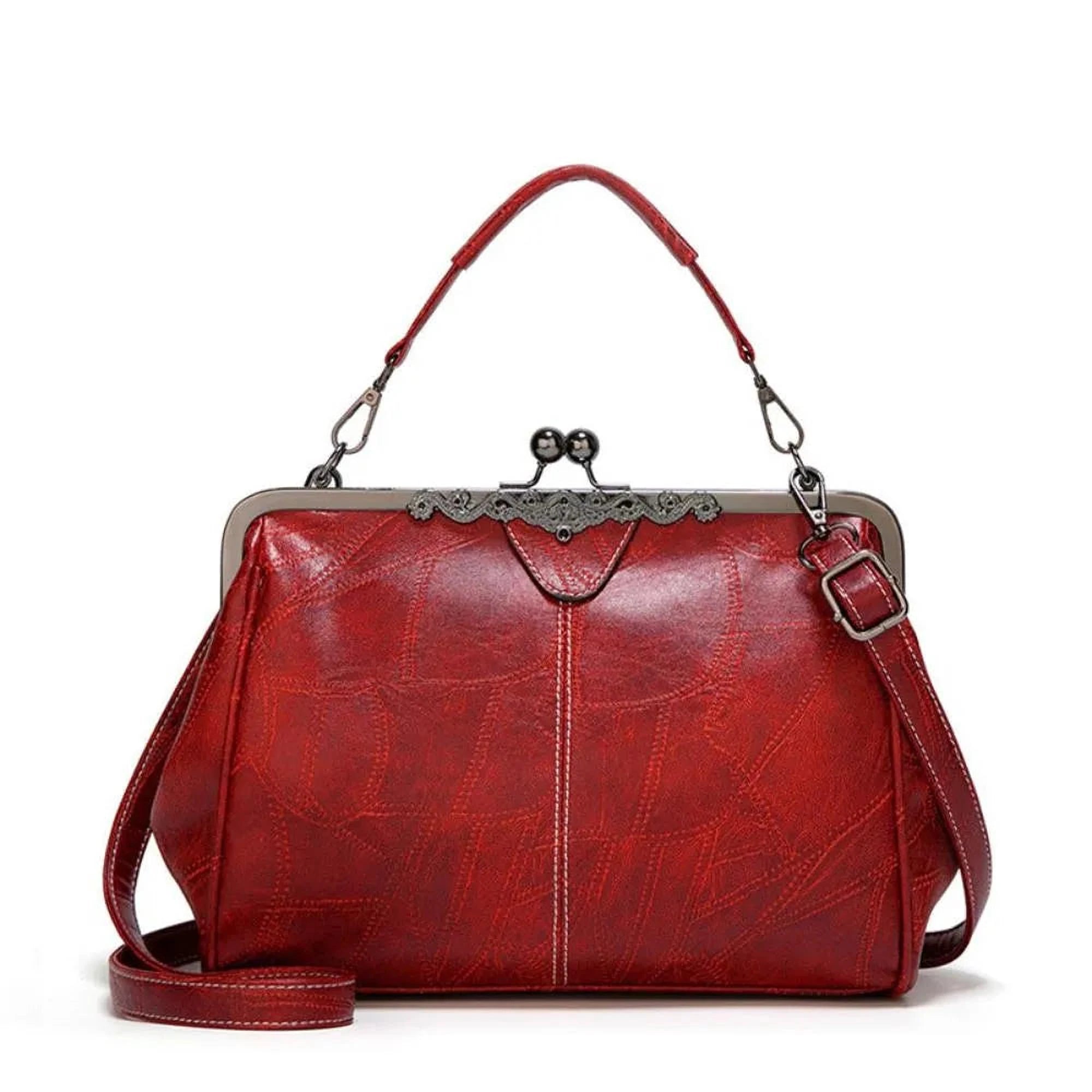 Élégance Rétro Sac | Sac à Main Vintage Chic pour Femmes