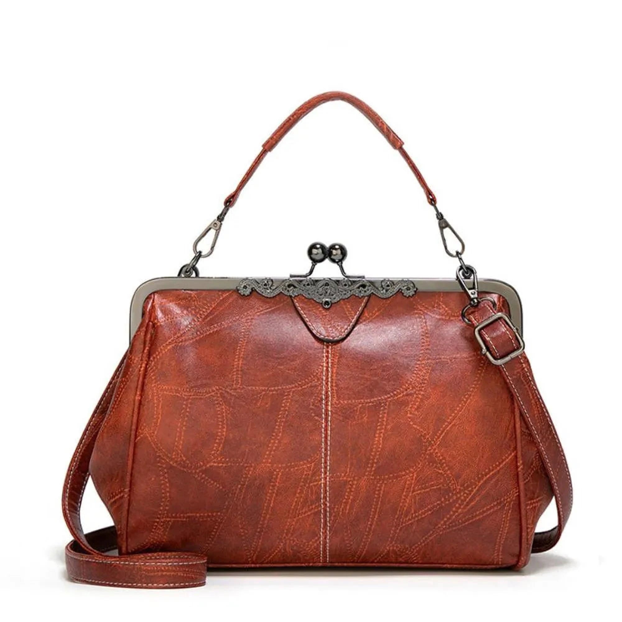 Élégance Rétro Sac | Sac à Main Vintage Chic pour Femmes