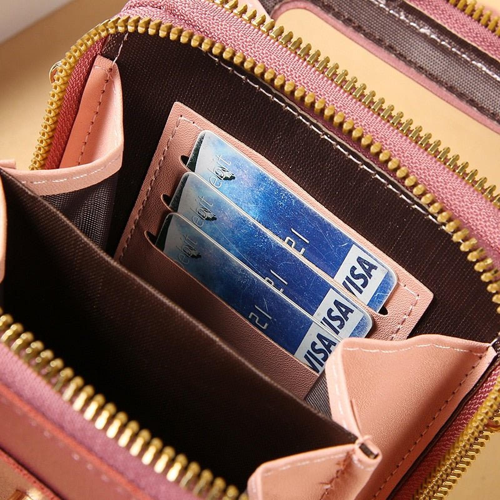 Élégance Tactile | Pochette en Similicuir avec Fenêtre pour Femmes