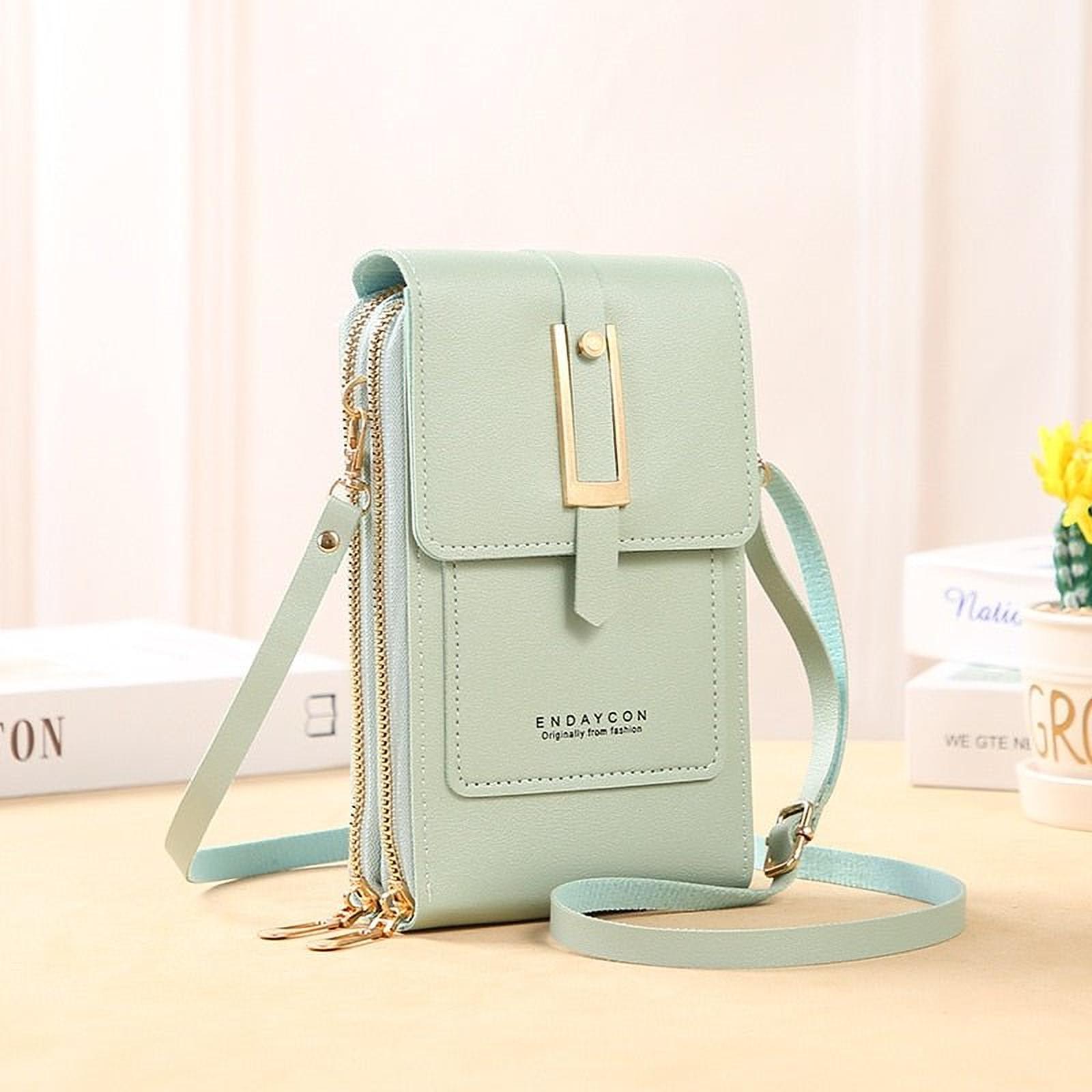 Élégance Tactile | Pochette en Similicuir avec Fenêtre pour Femmes