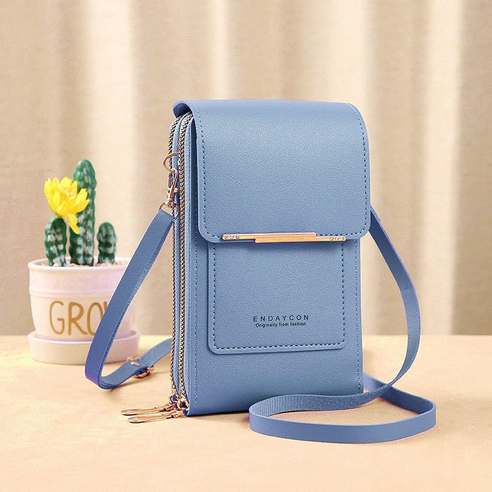 Élégance Tactile | Pochette en Similicuir avec Fenêtre pour Femmes