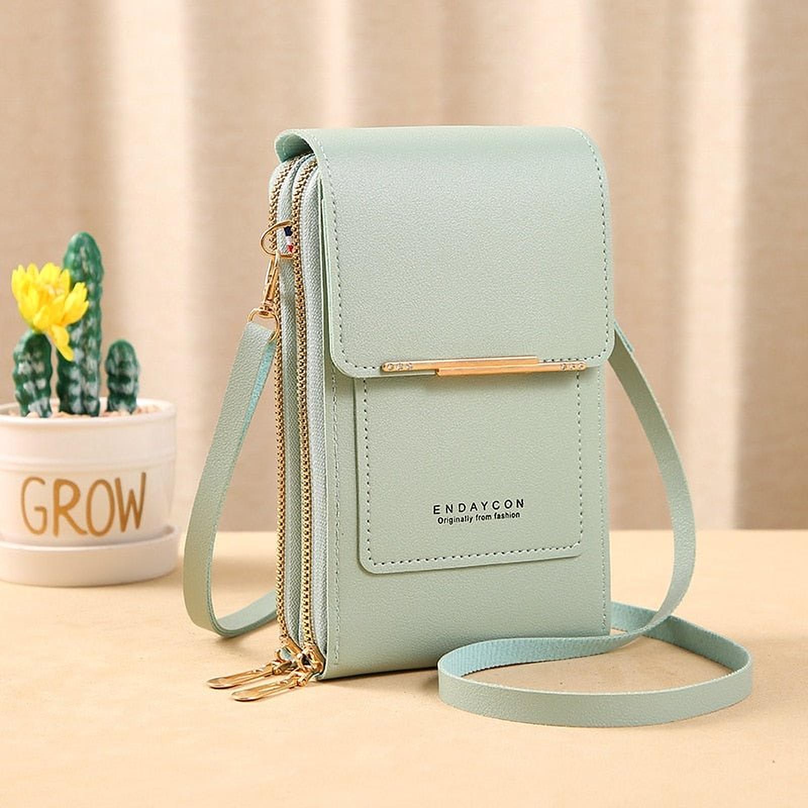 Élégance Tactile | Pochette en Similicuir avec Fenêtre pour Femmes