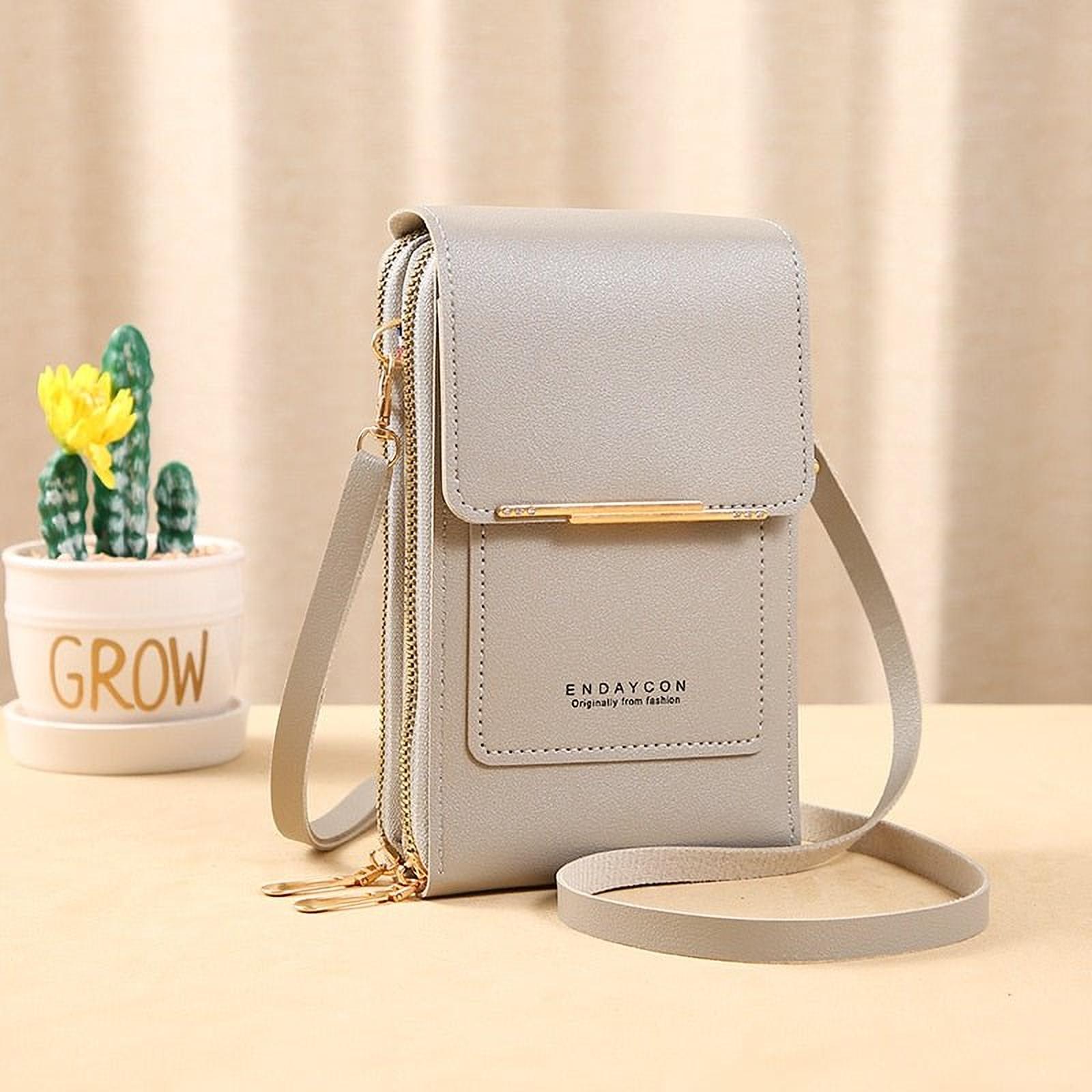 Élégance Tactile | Pochette en Similicuir avec Fenêtre pour Femmes