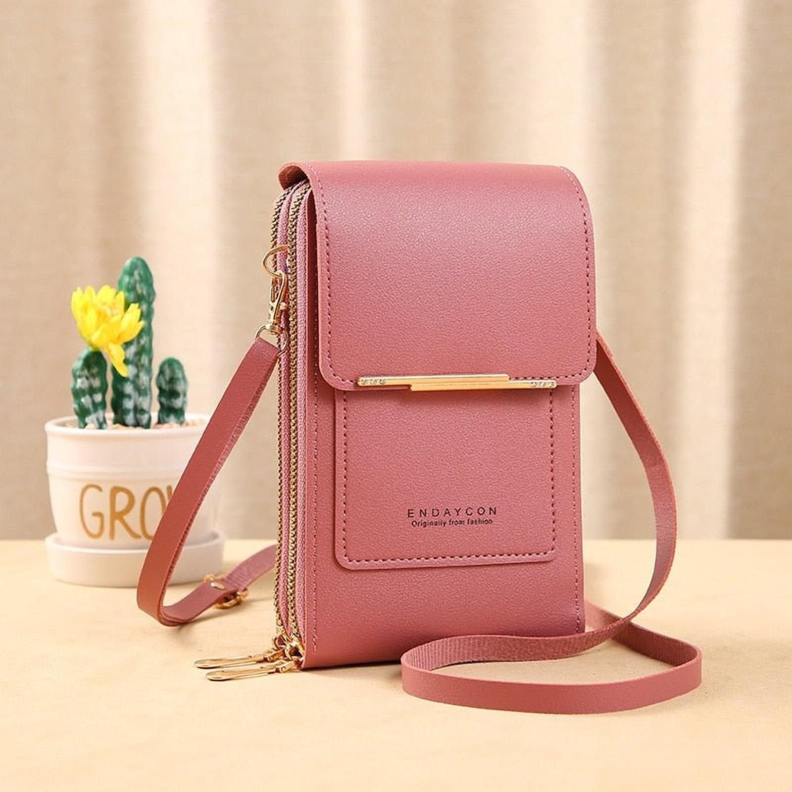 Élégance Tactile | Pochette en Similicuir avec Fenêtre pour Femmes