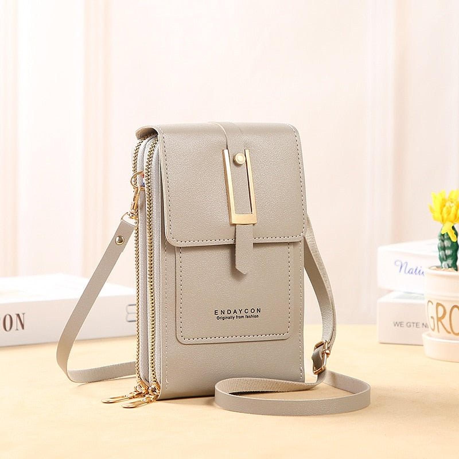 Élégance Tactile | Pochette en Similicuir avec Fenêtre pour Femmes