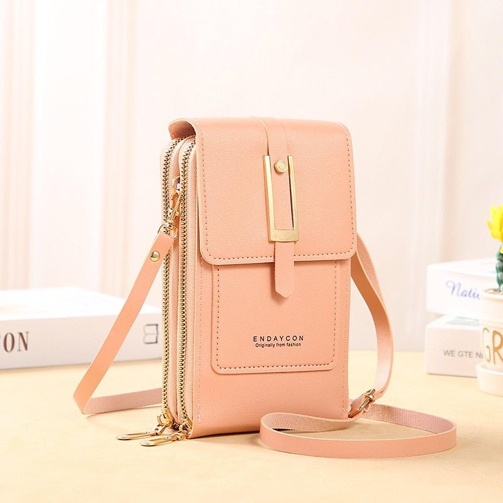 Élégance Tactile | Pochette en Similicuir avec Fenêtre pour Femmes