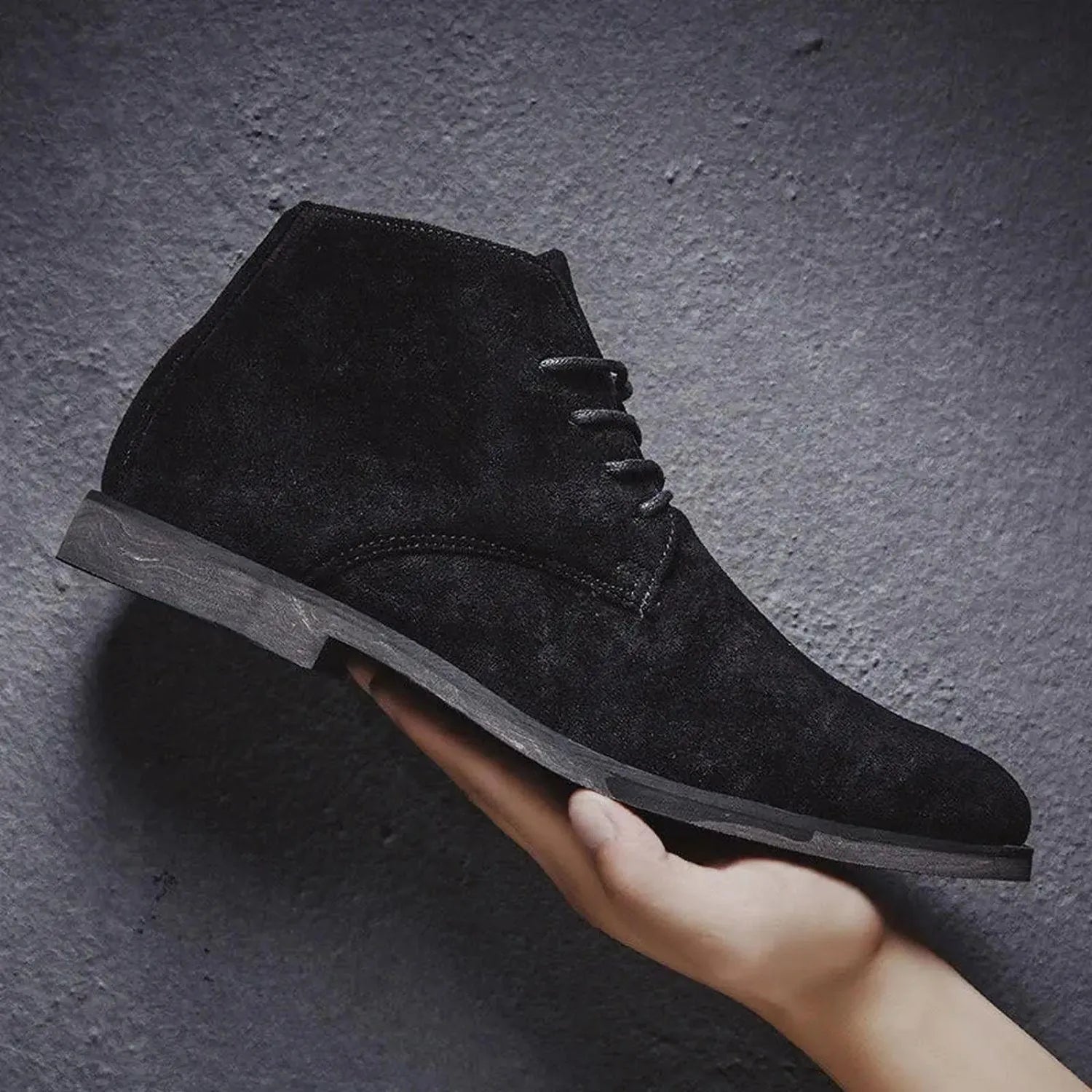 Élégance Tempétueuse | Bottes en Daim pour Hommes