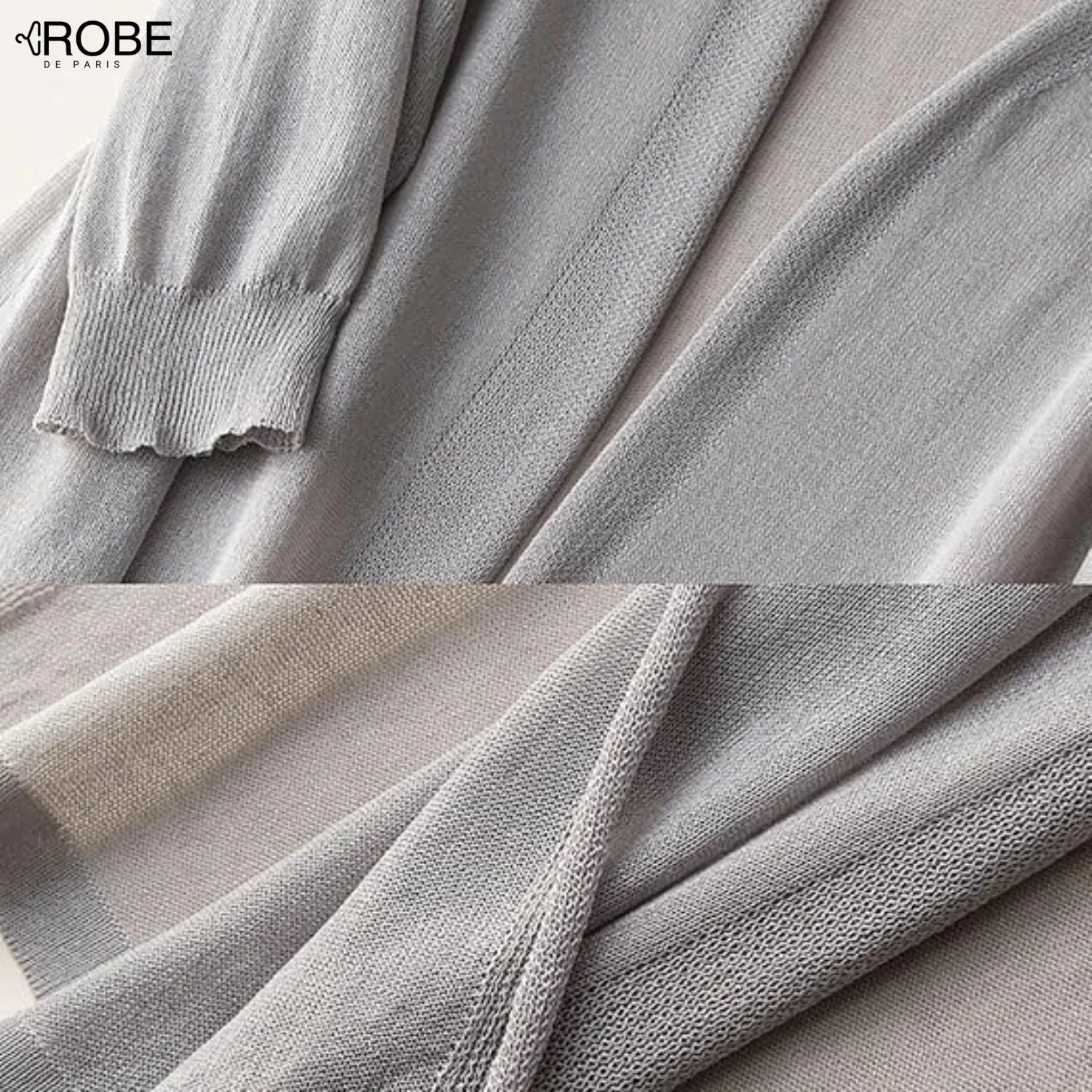 Élégance Tissée | Cardigan Long Léger pour Femmes