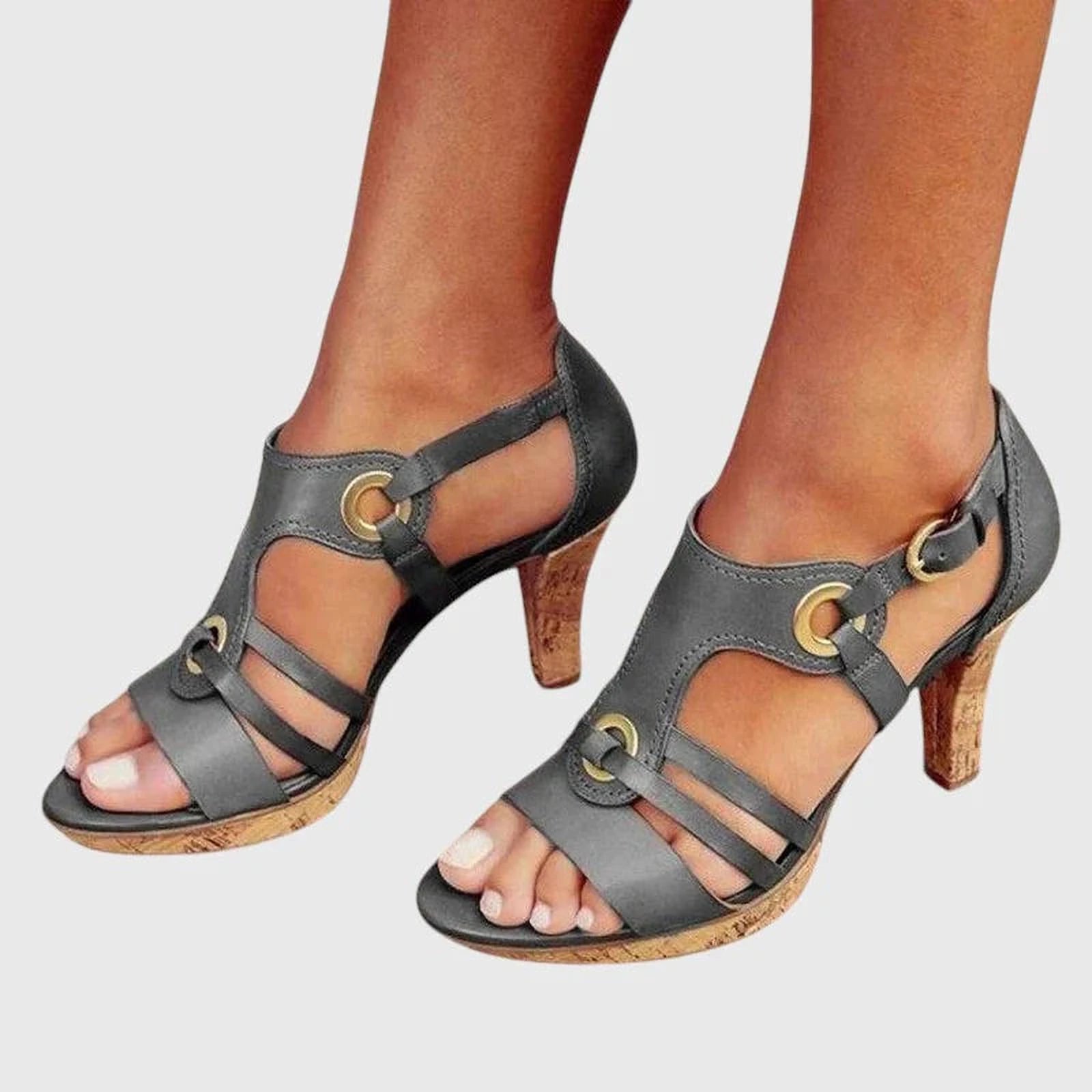 Élégance à Talon | Sandale Femme avec Stabilité et Style