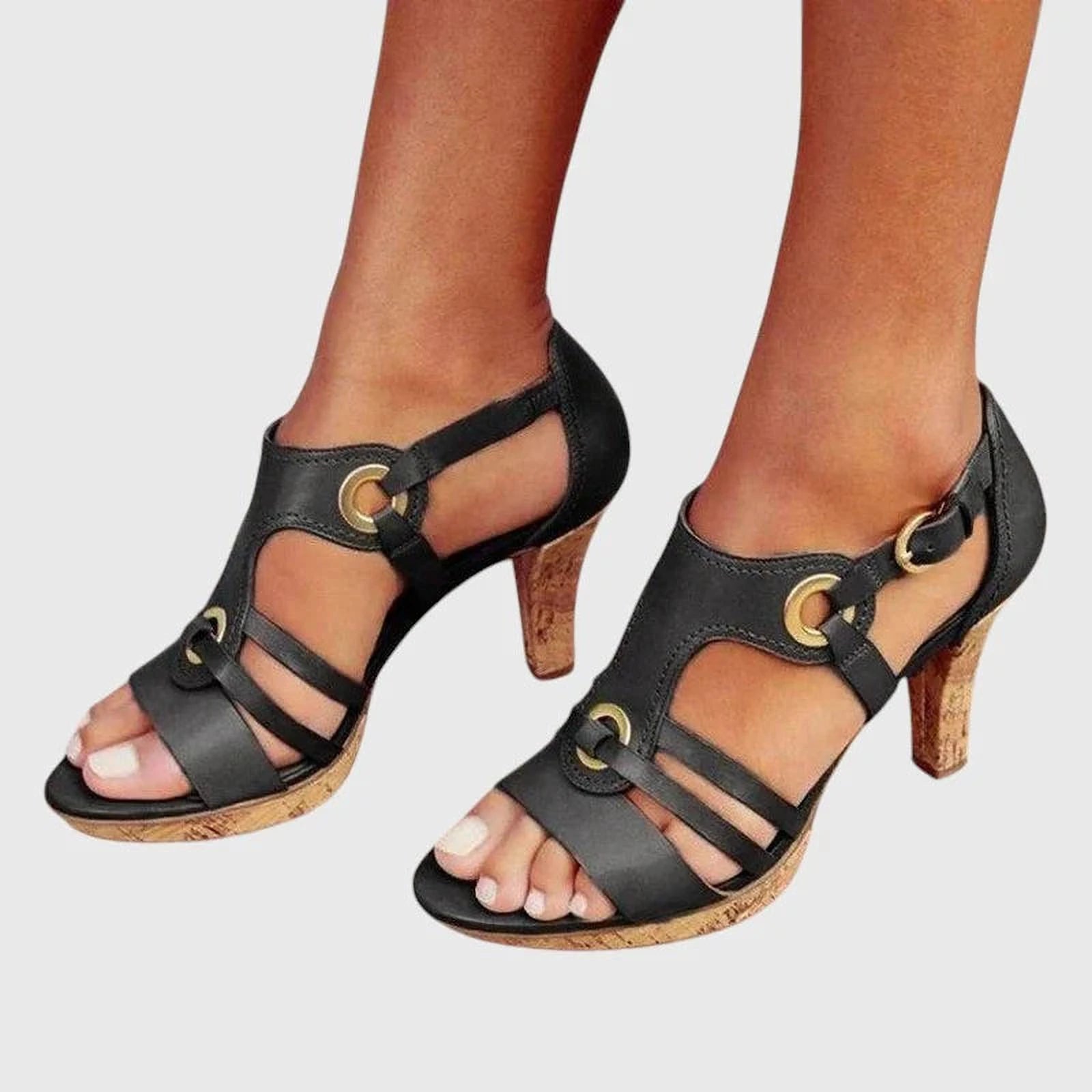 Élégance à Talon | Sandale Femme avec Stabilité et Style