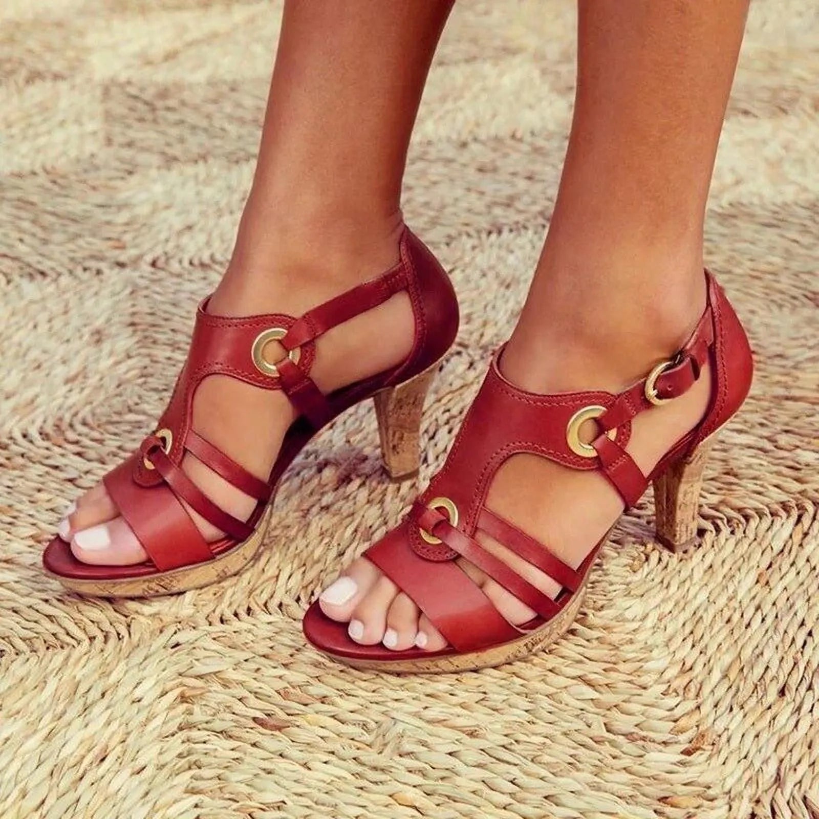 Élégance à Talon | Sandale Femme avec Stabilité et Style