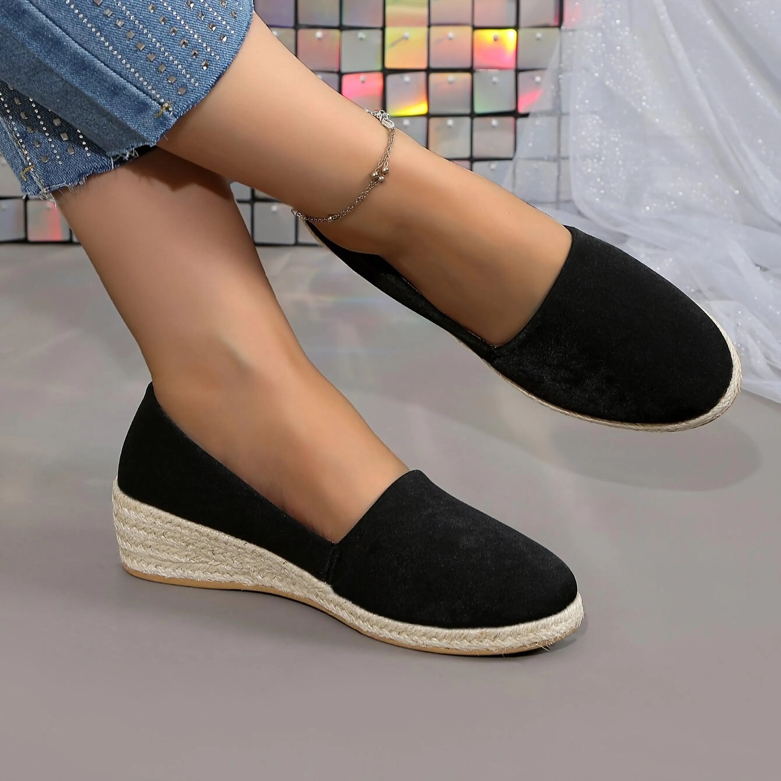 Élégante Robin | Escarpins Casual à Couleur Unie avec Semelle Confortable